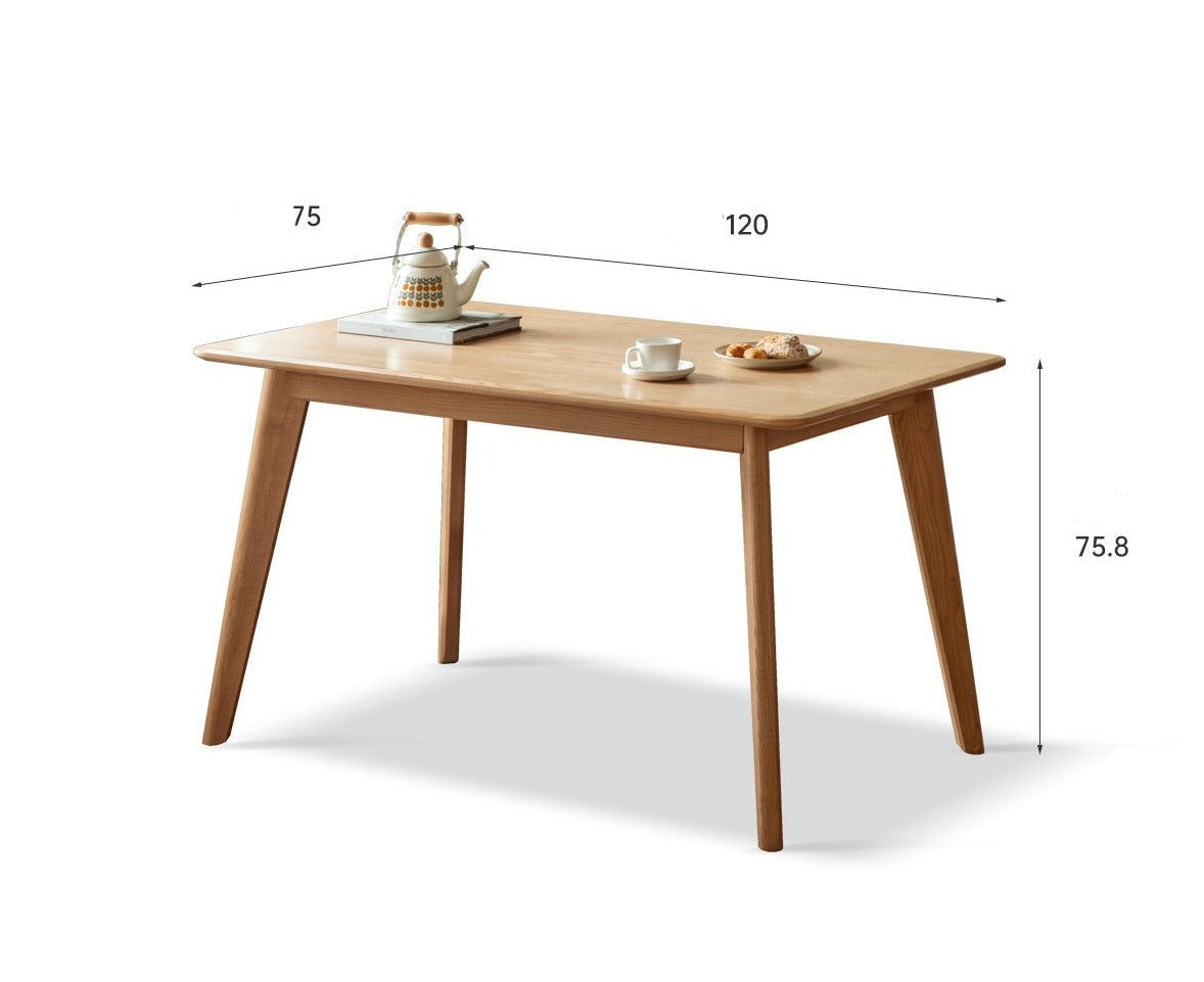 Oak, Ash Solid wood dining table "