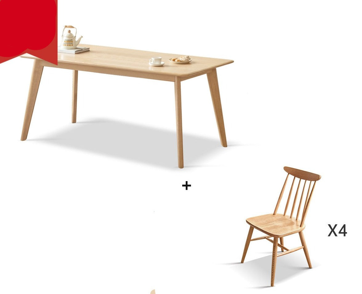Oak, Ash Solid wood dining table "