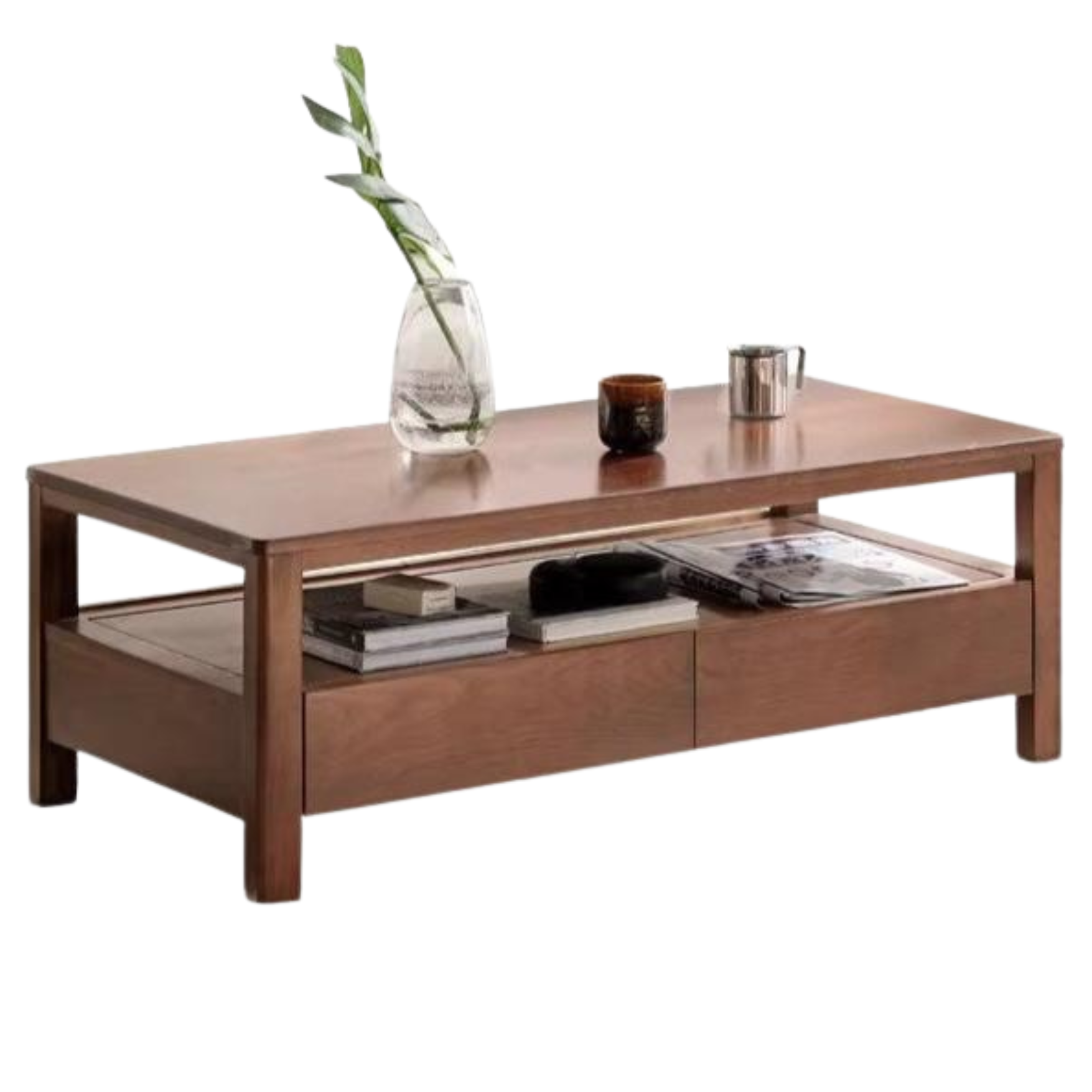 Oak, Ash Solid Wood Nordic Minimalist Modern Coffee Table