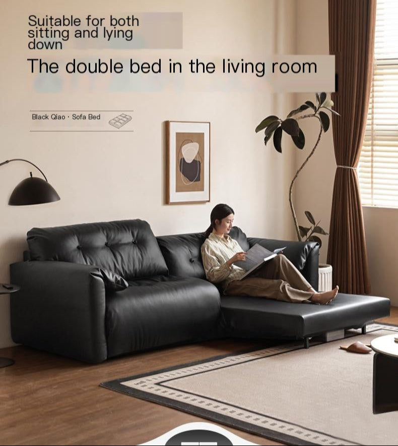 Ecological cloud leather Sofa Bed