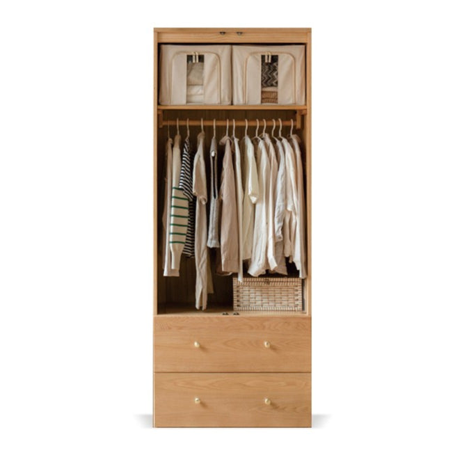 Oak Solid Wood Modern Wardrobe Free Combination.