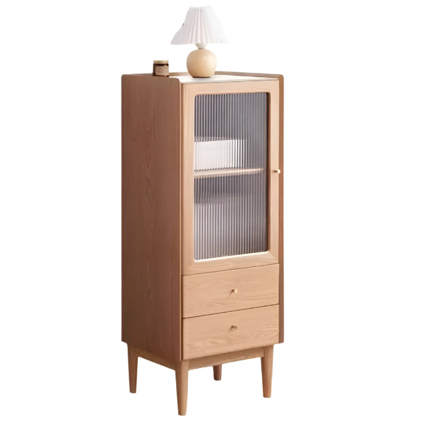 Ash Solid Wood Narrow Side Cabinet