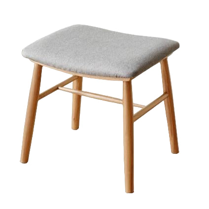 Ash, Oak Solid Wood Modern Makeup Stool