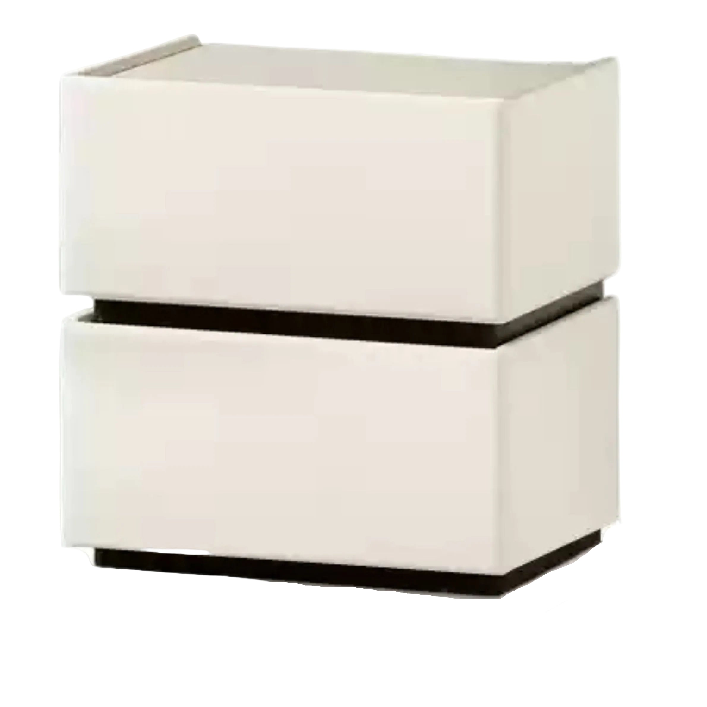 Solid RubberWood Modern Nightstand