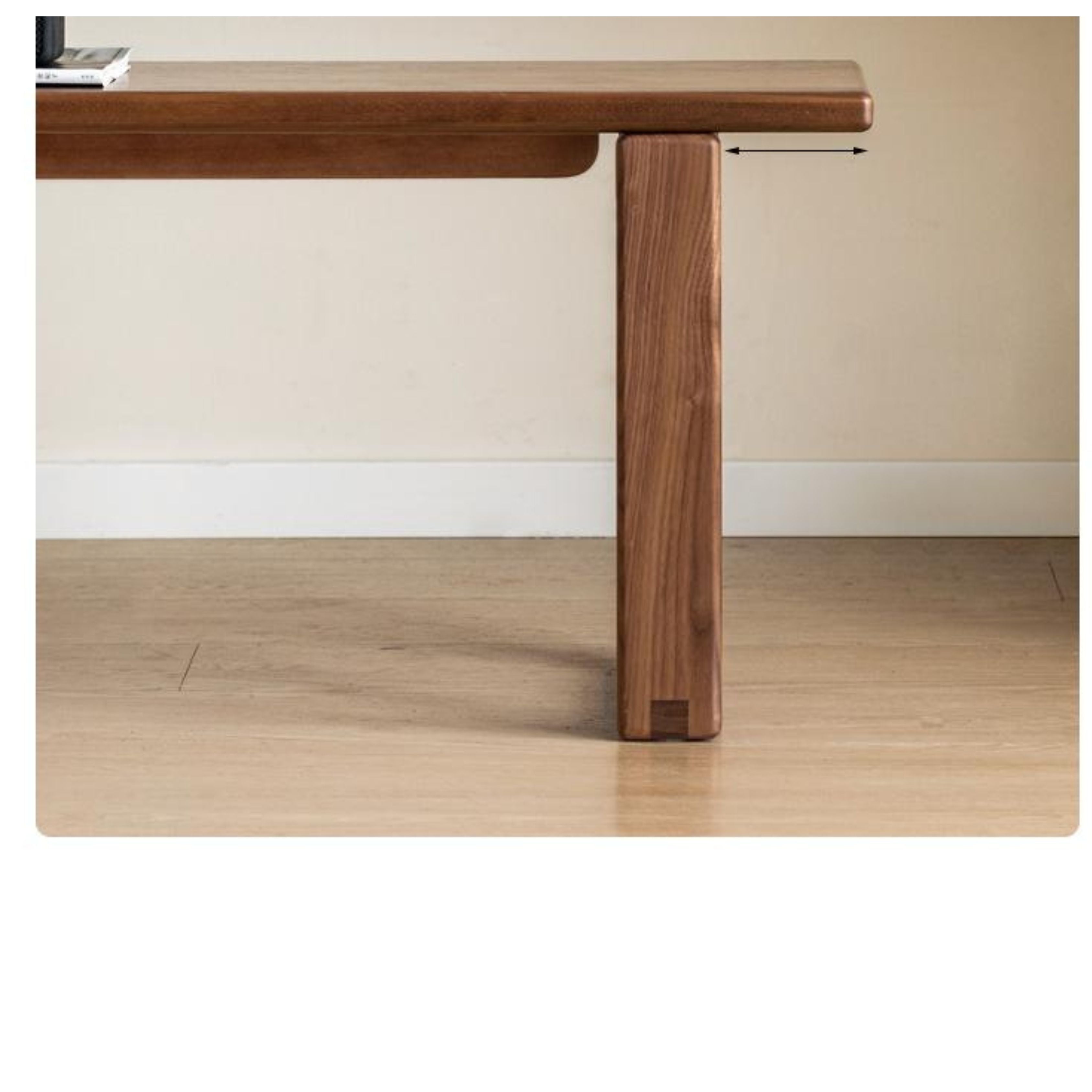 Black Walnut, Oak, Ash Solid Wood Long Bench