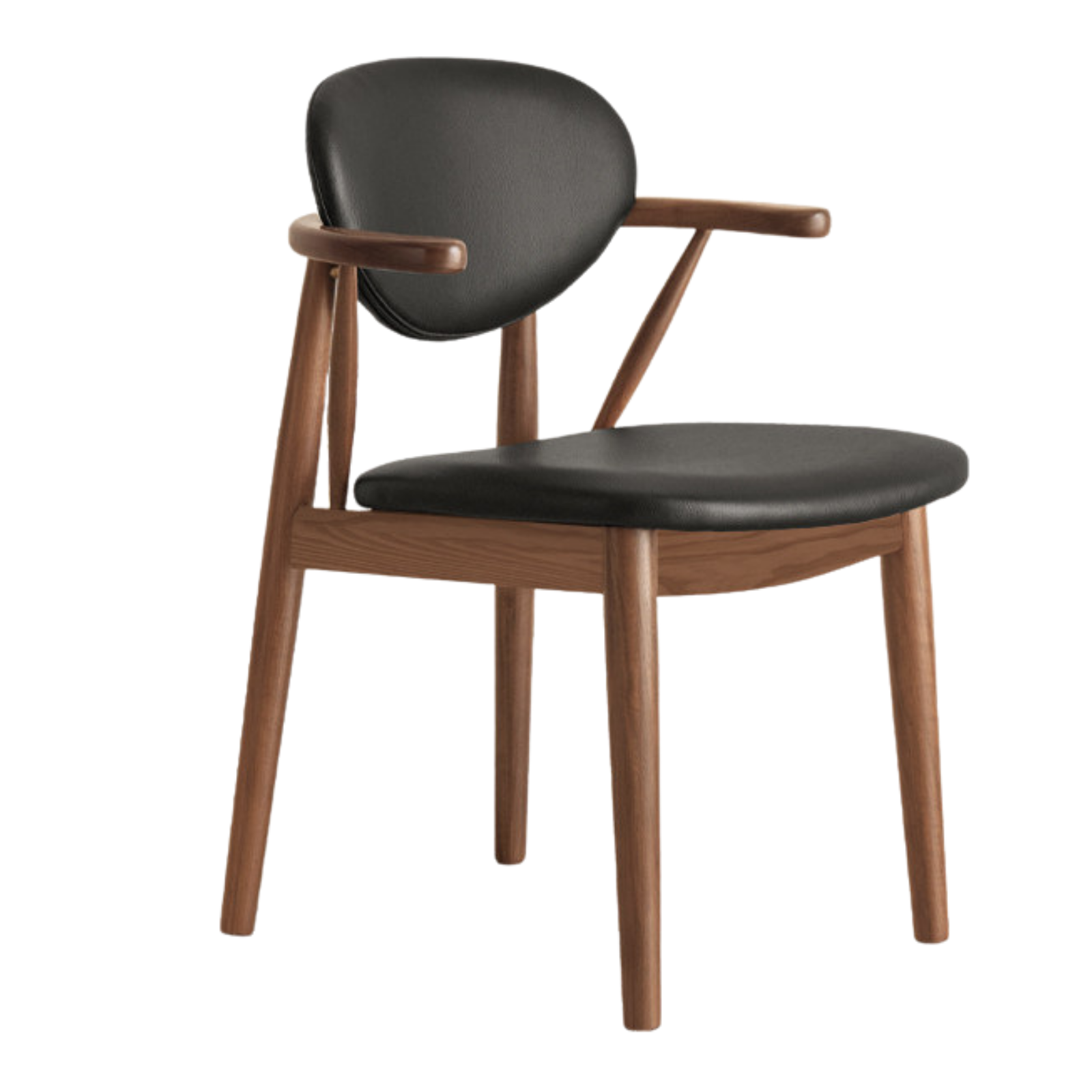 Black Walnut, Red Oak, Golden Sandalwood, White Ash, Ash Dining Armchair