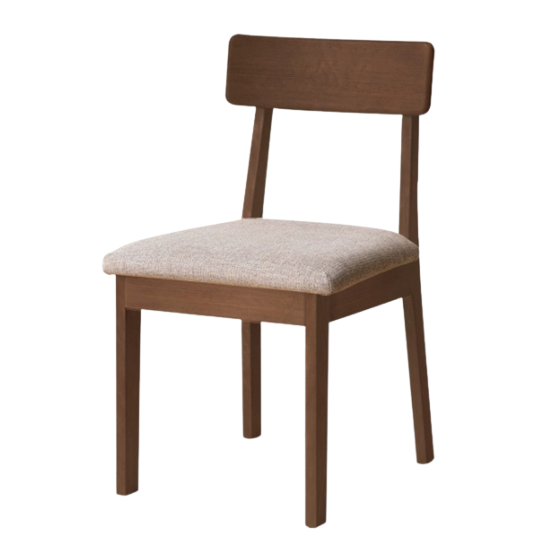 Set 4 pcs Black Walnut, Fang Longyan, Ash, Oak, Solid Rubberwood Dining Chair