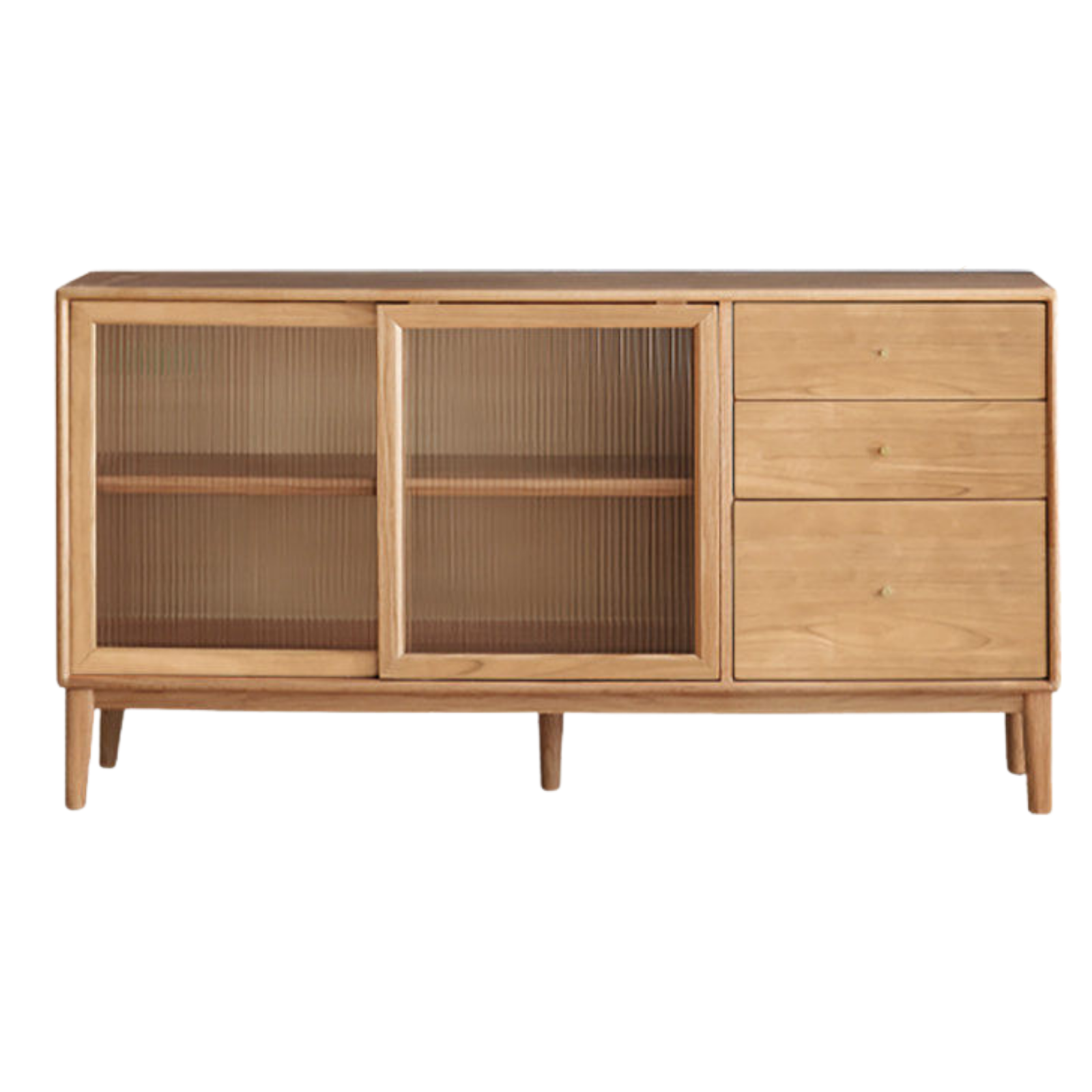 Solid Rubberwood, Oak, Beech Solid Wood Buffet Cabinet, Sideboard