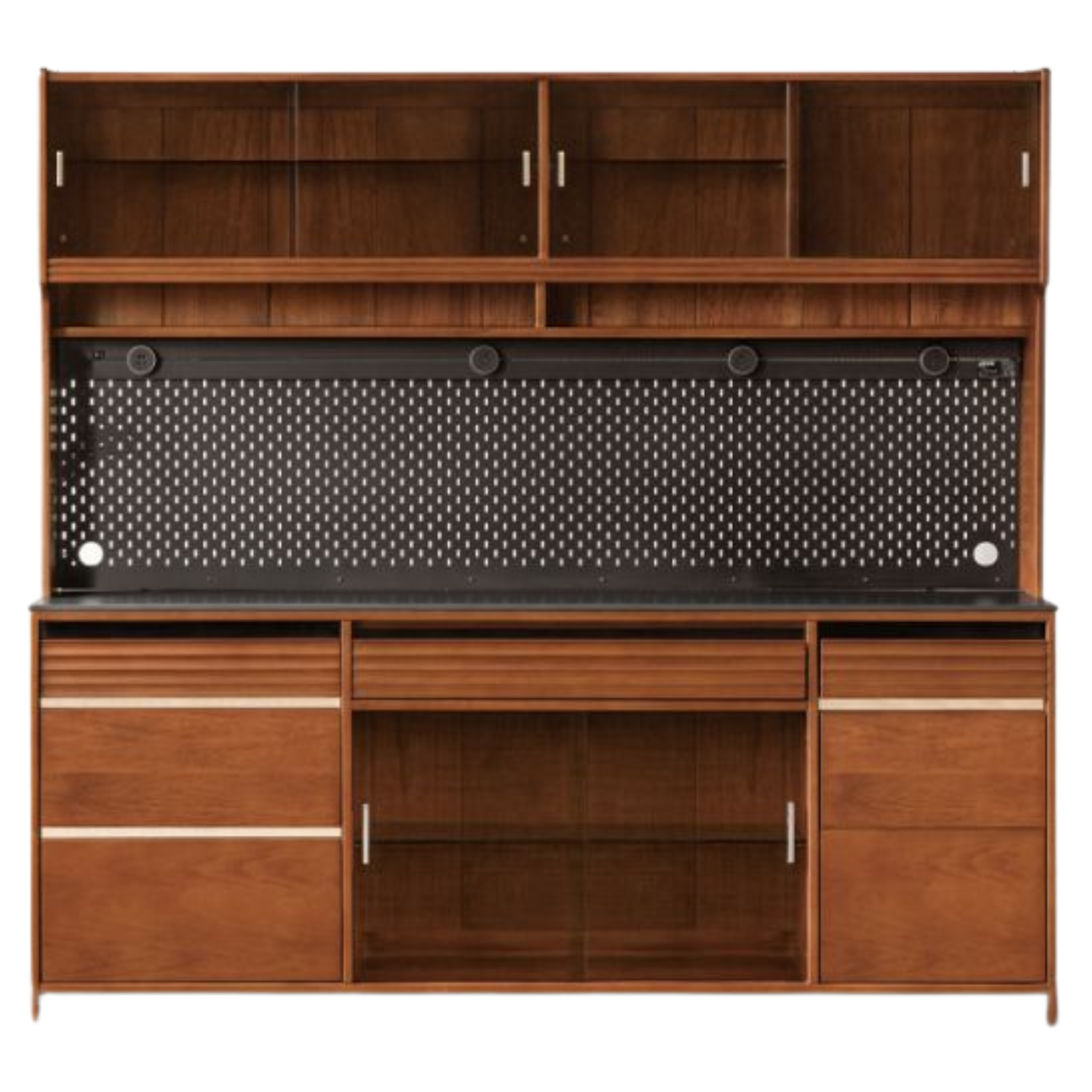 Tulipwood Solid Wood Bauhaus Rock Plate Sideboard
