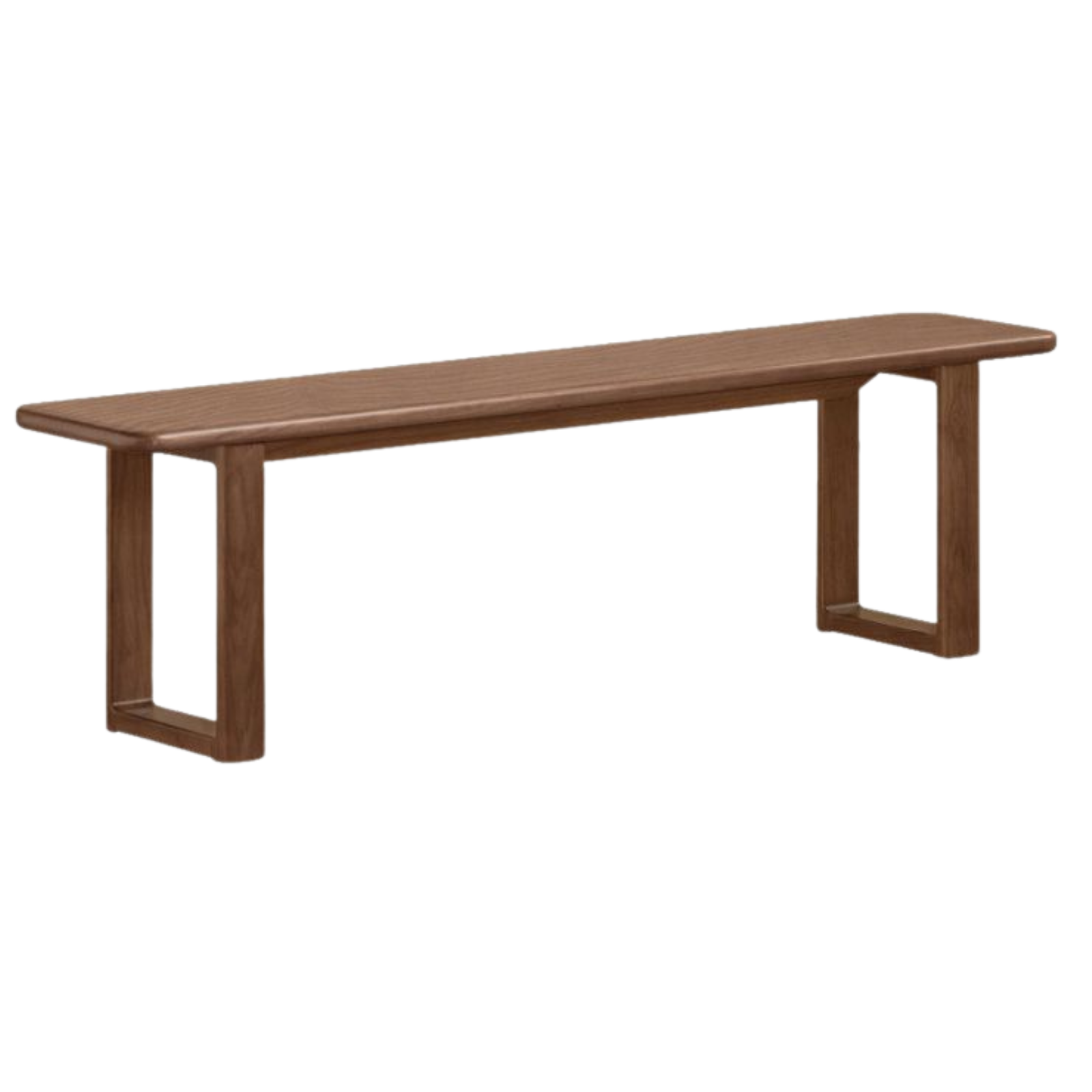 Black Walnut, White Ash Solid Wood Leisure Long Bench