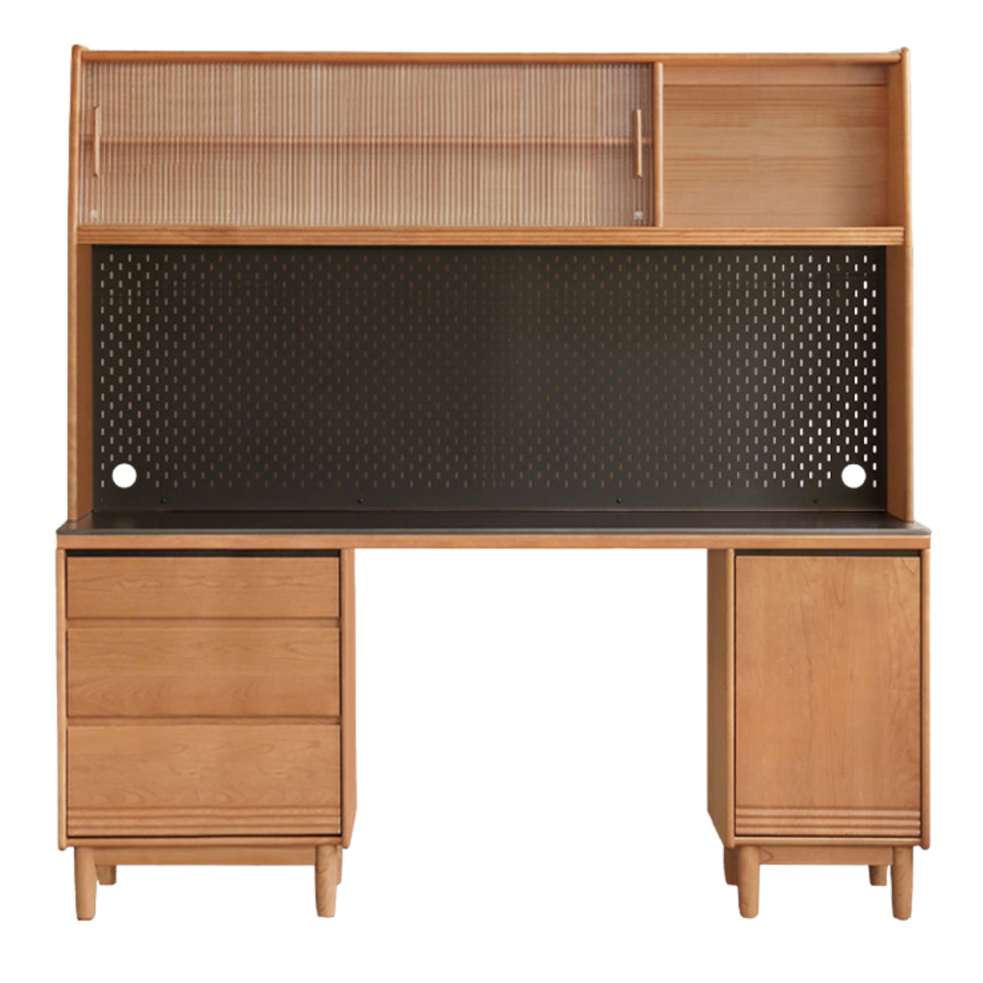 Cherry Solid Wood Rock Plate Sideboard