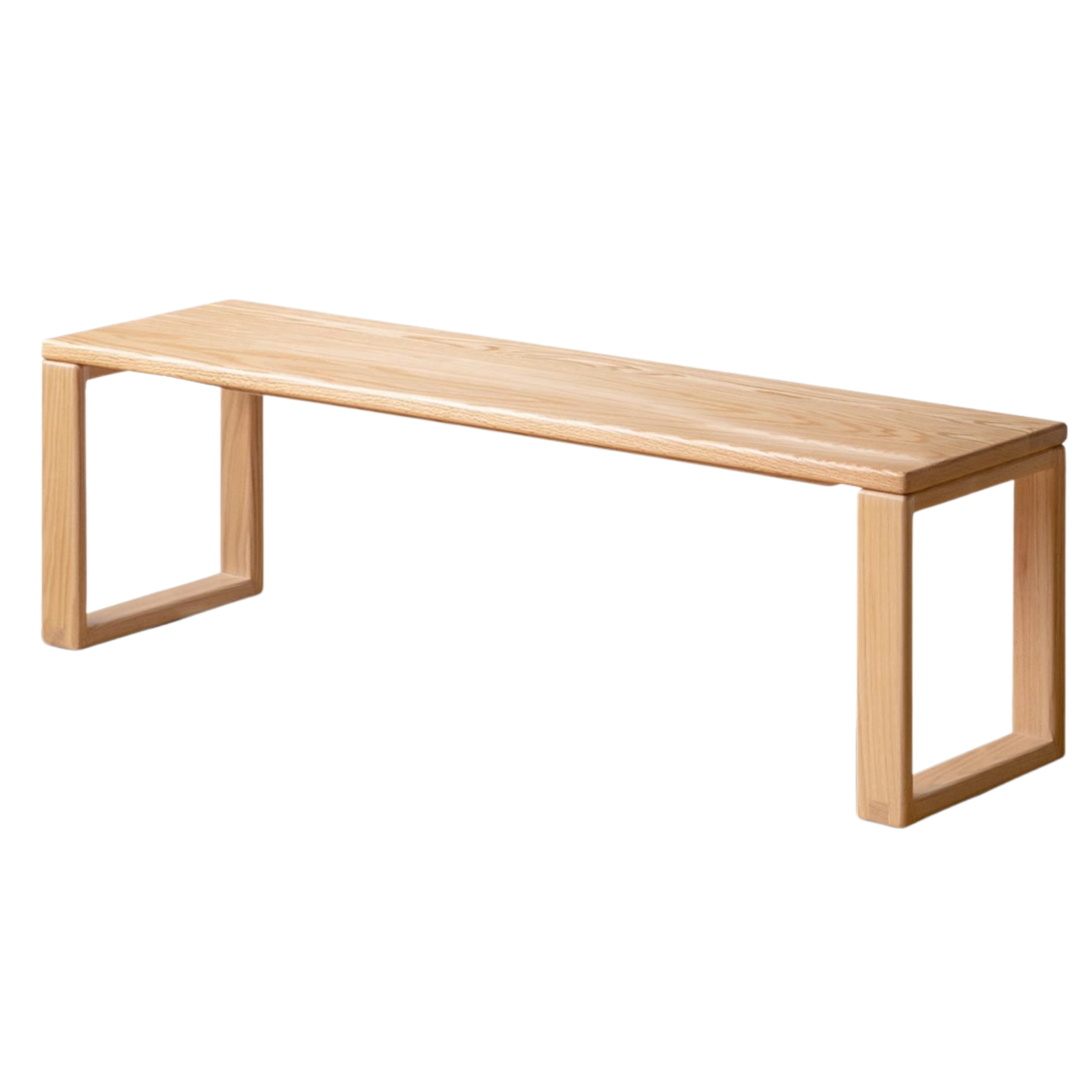 Ash, Oak, Cherry, Beech Solid Wood Long Bed end Bench