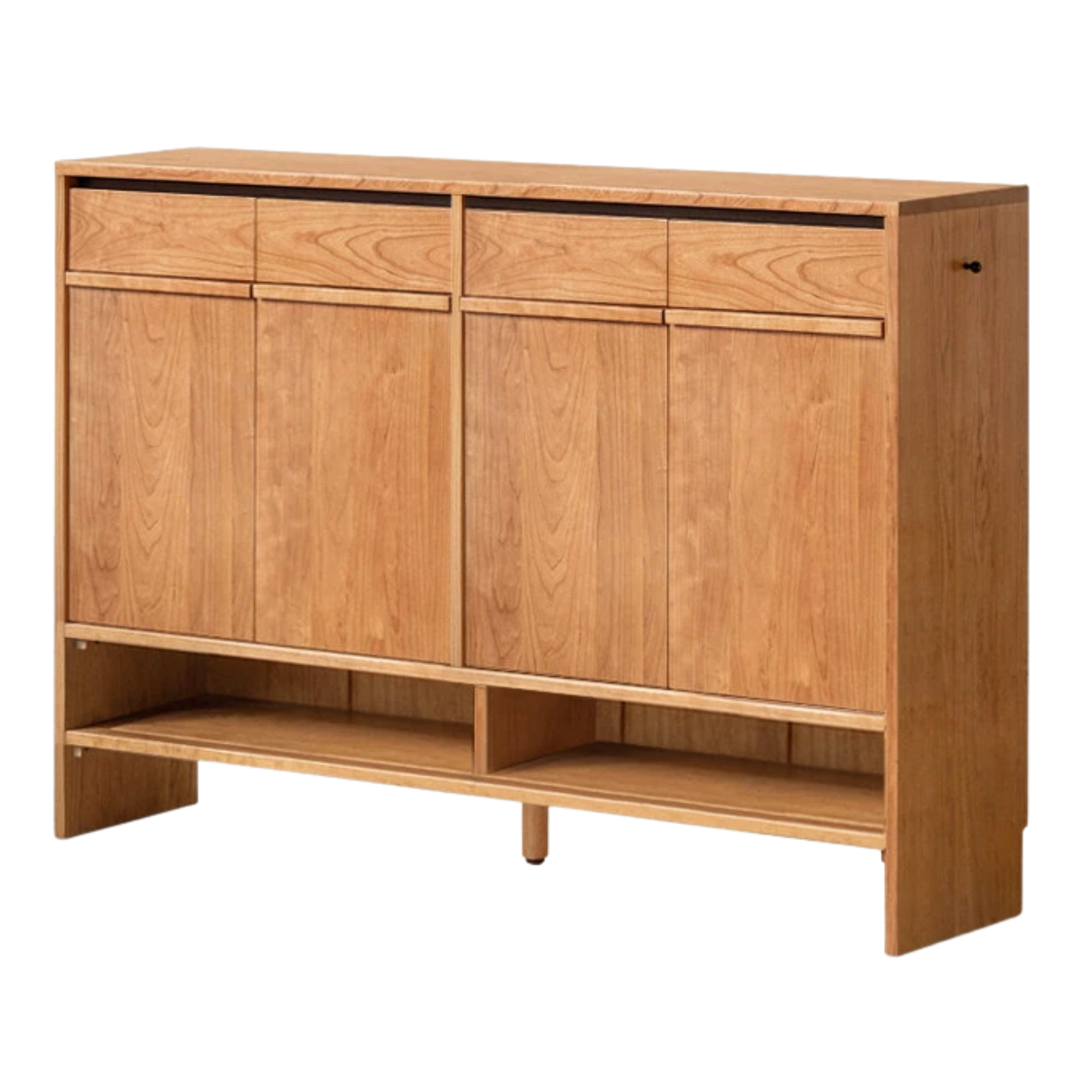 Oak Solid Wood Capacity Shoe Cabinet