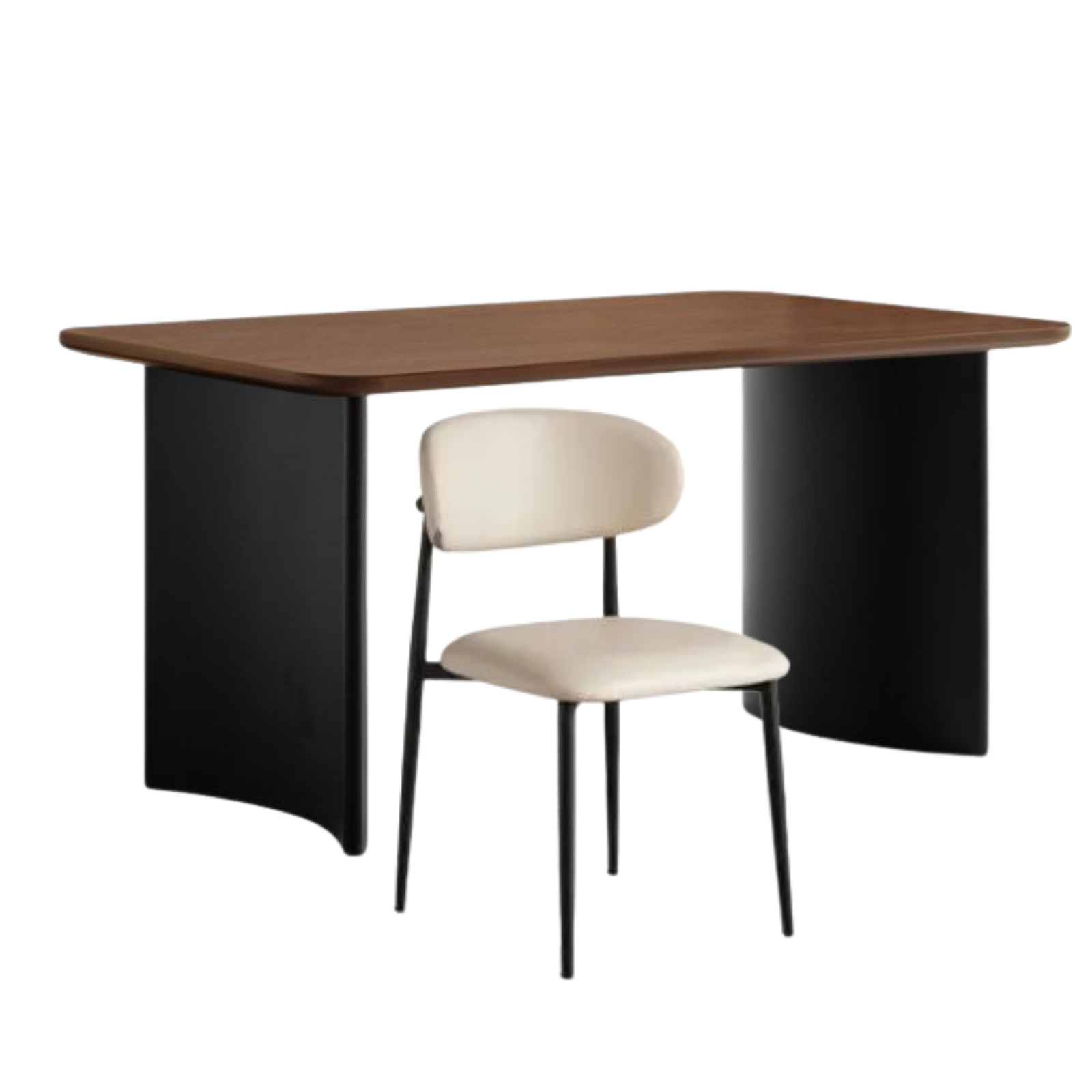 Solid Longan Hardwood Dining Table Italian Light Luxury