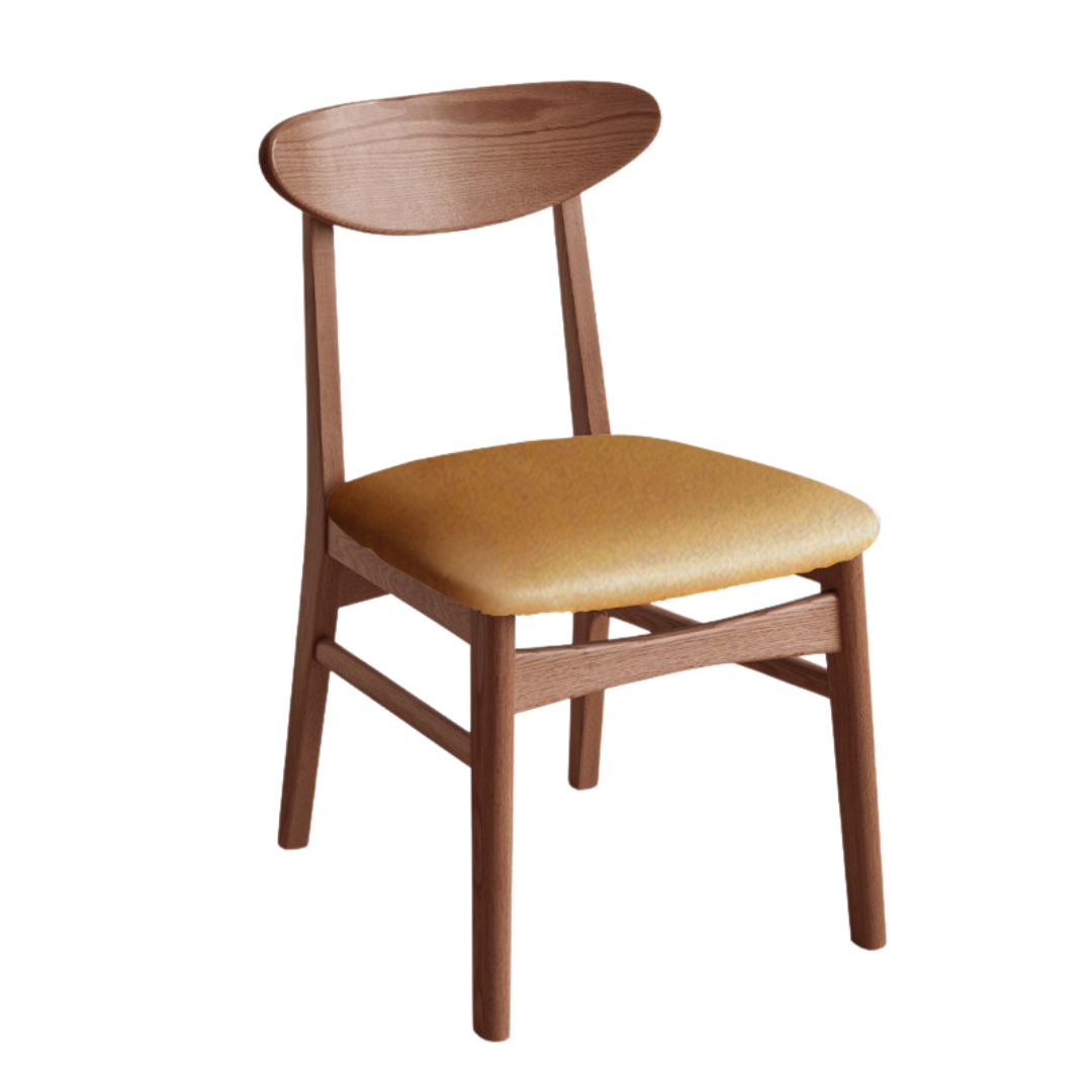 Ash, Oak Solid Wood Dining Chair 4 Pcs Set