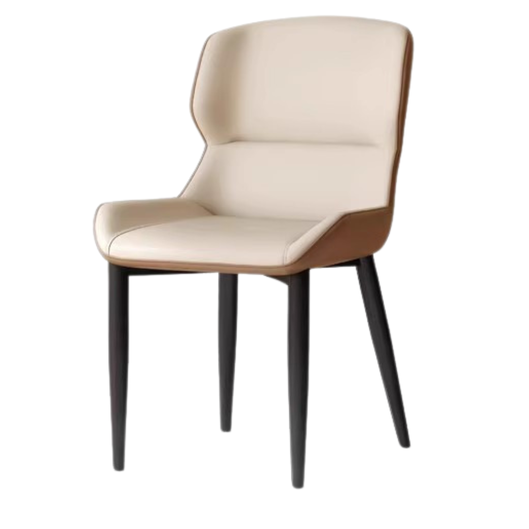 Organic Leather 4 pcs set-Chair Light Luxury