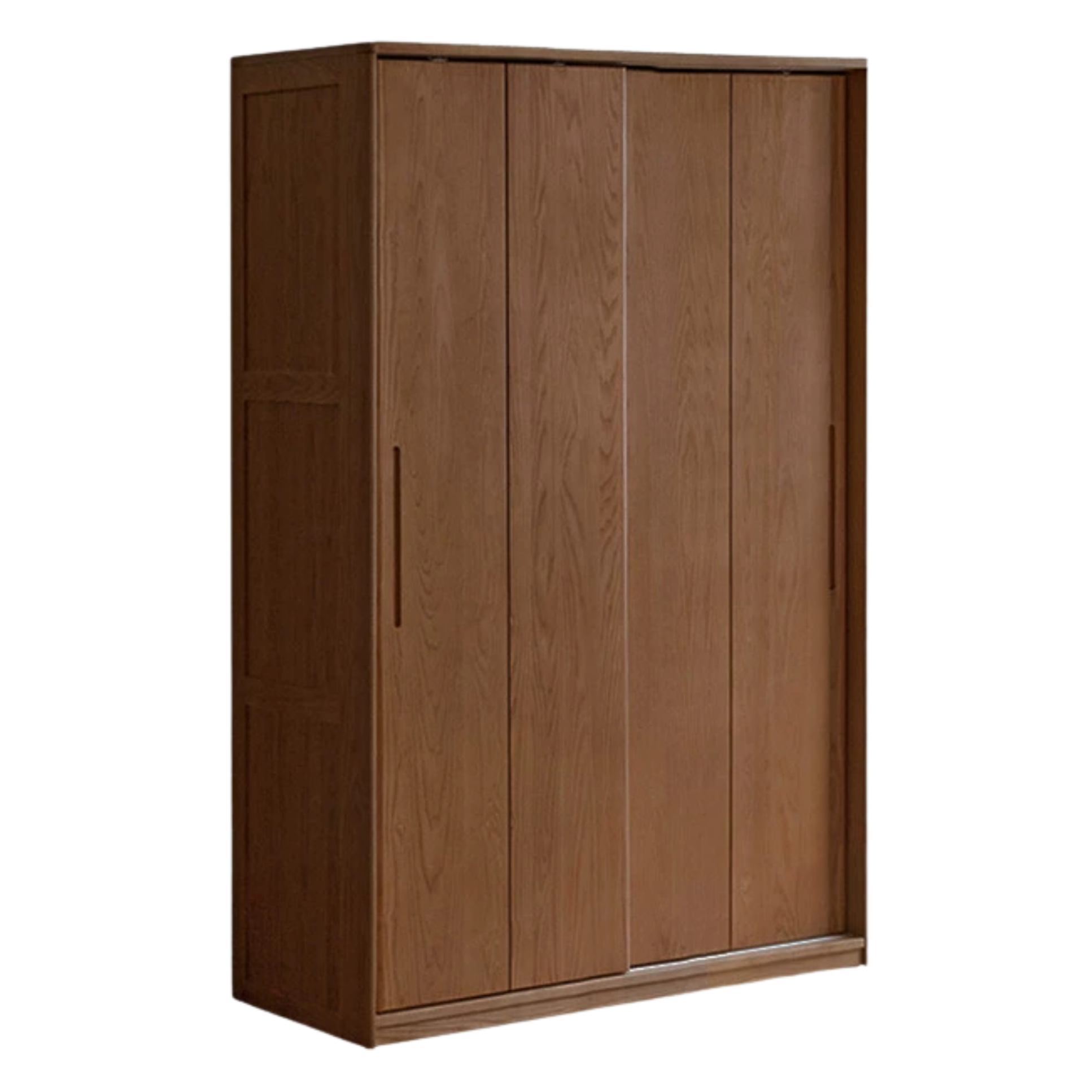 White Ash, Ash, Oak Solid Wood Wardrobe With Sliding Doors