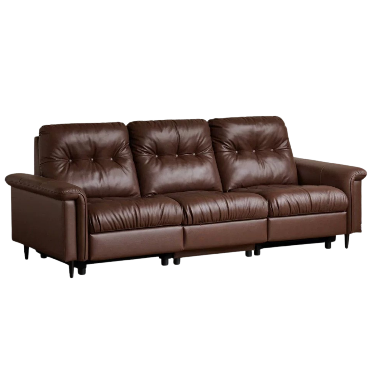 Genuine Leather Zero-Wall Power Recliner Sofa