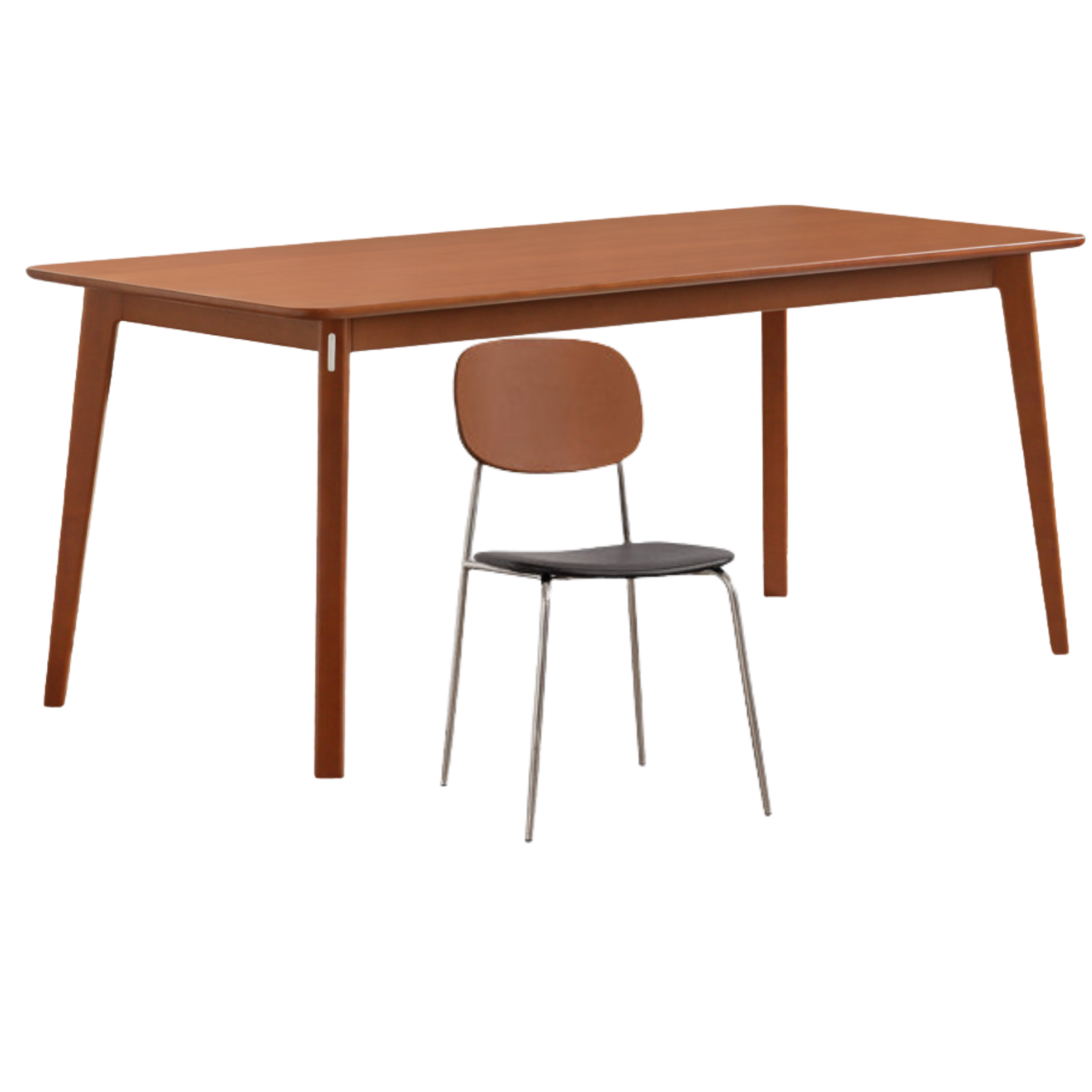 Tulipwood Solid Wood Retro Dining Table