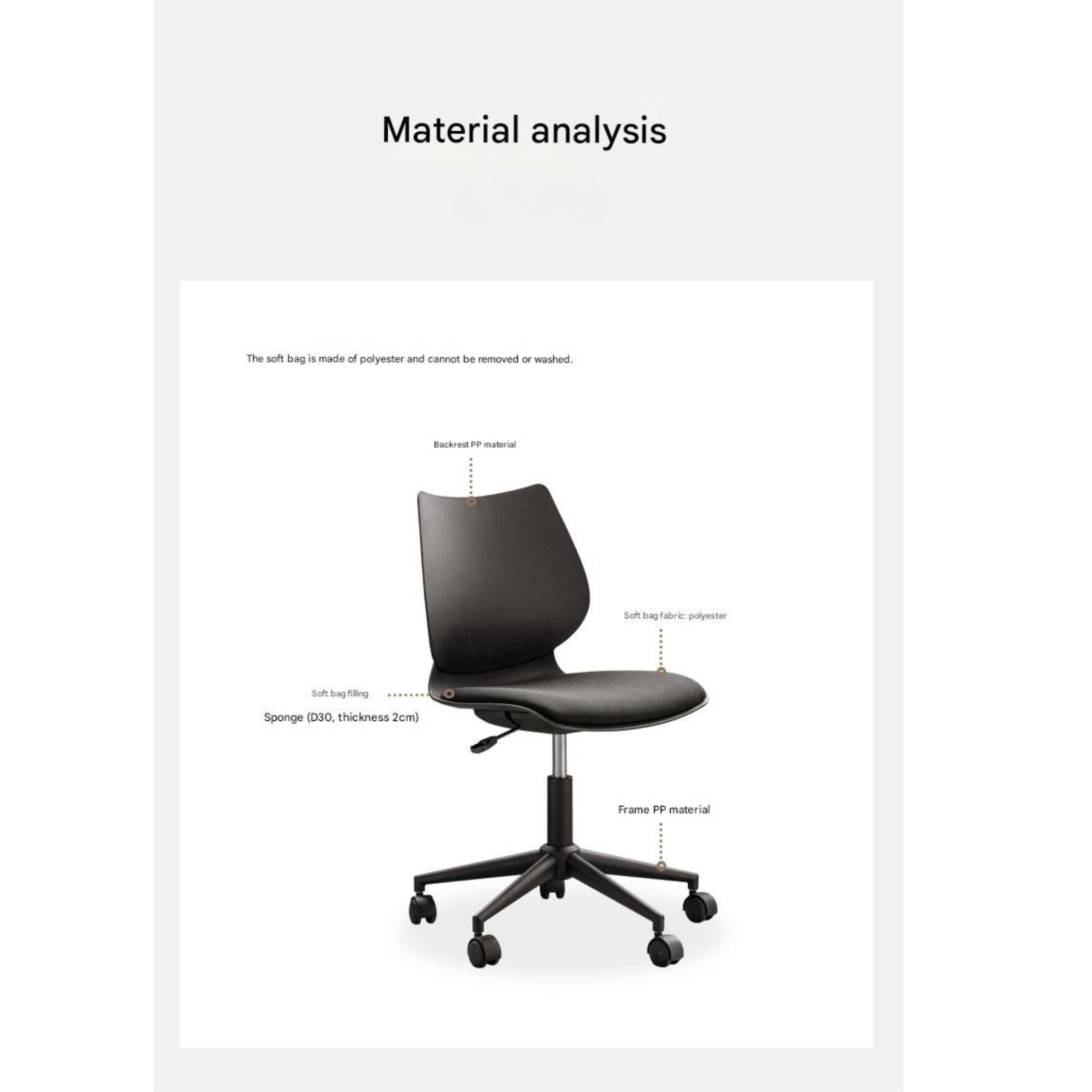 Computer Rotating Liftable Chair