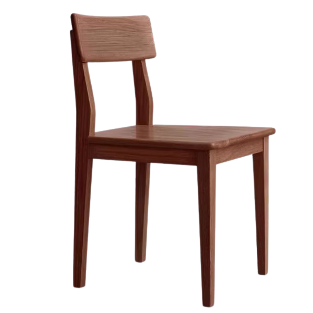 Black Walnut, Ash, Oak Solid Wood Dining Chair Set of 4