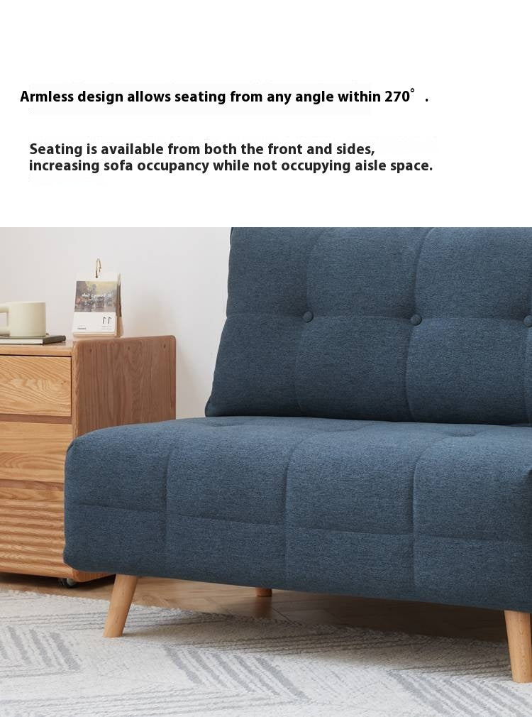 Fabric Sofa Bed, Multifunctional Folding.