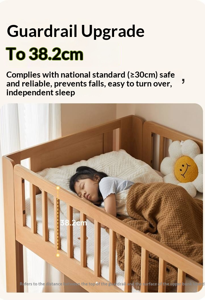 Beech Solid Wood Children's Loft Bed