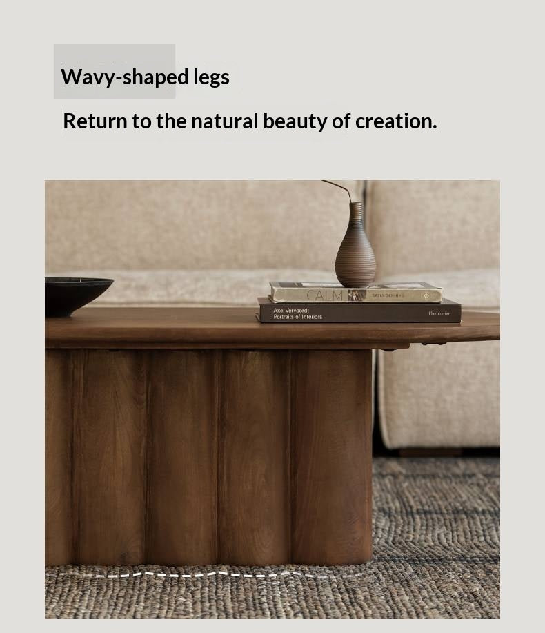 Mango Solid Wood Wabi Sabi Style Coffee Table