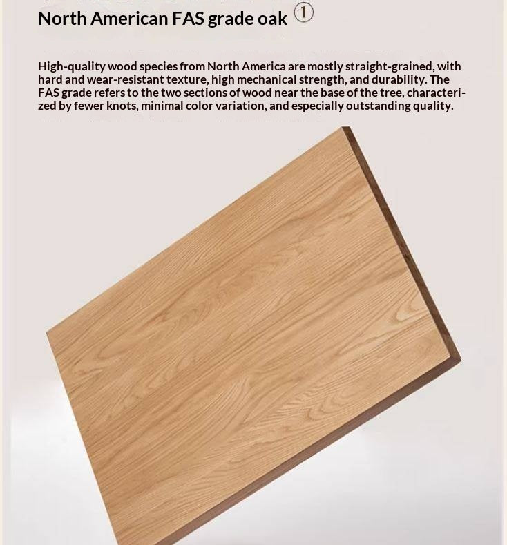 Beech, Oak Solid Wood Modern White Integrated Log Floor TV Cabinet.