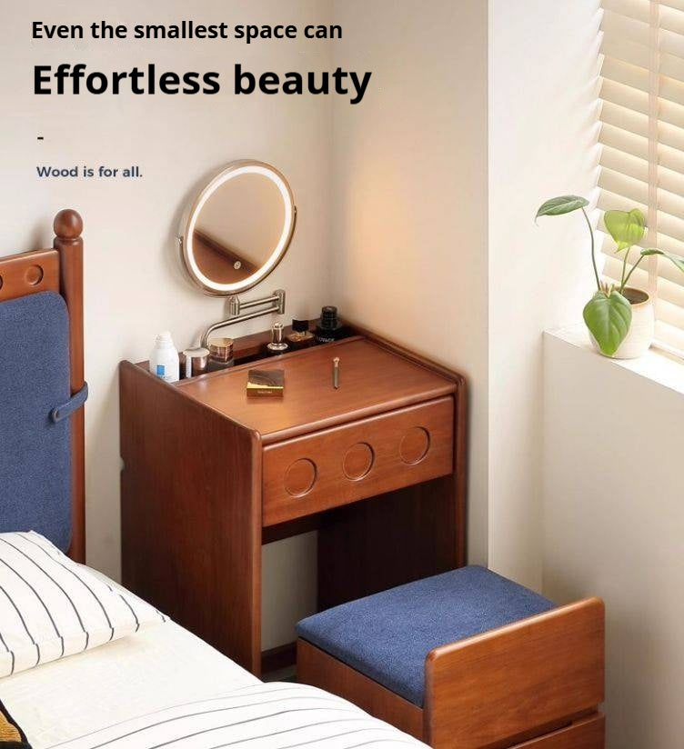 Solid Tulipwood Classic Vintage Vanity Table.