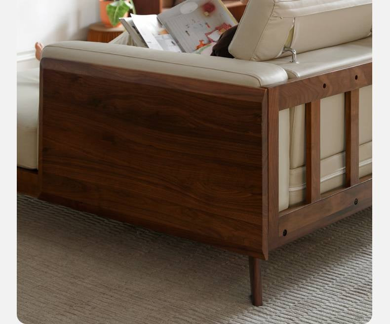 Ash, Oak, Black Walnut Solid Wood Fabric Footstool