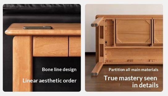 Cherry Solid Wood office Desk Large Size.