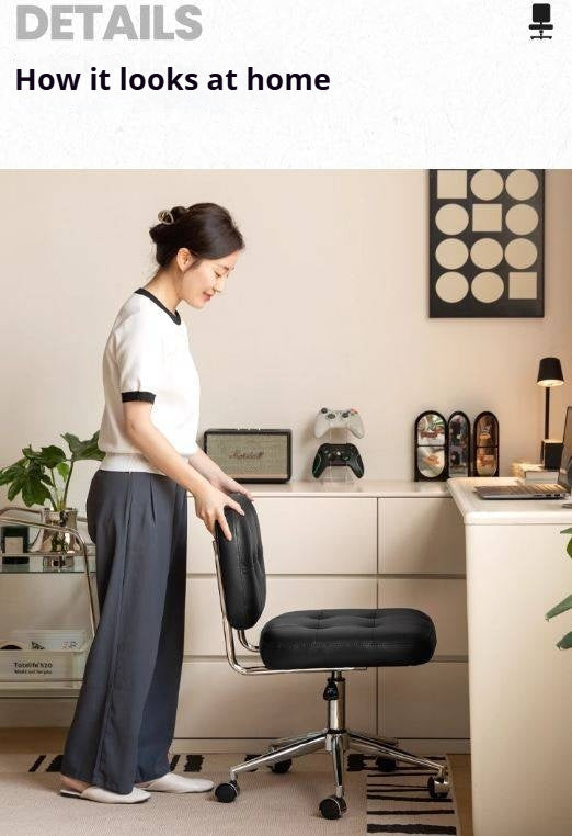 Fabric Modern Minimalist Makeup Stool