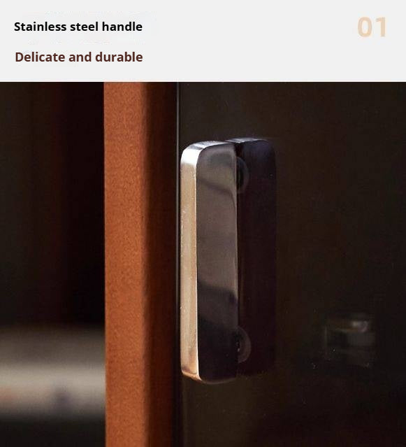 Poplar Solid Wood Middle-Aged Style Side Table