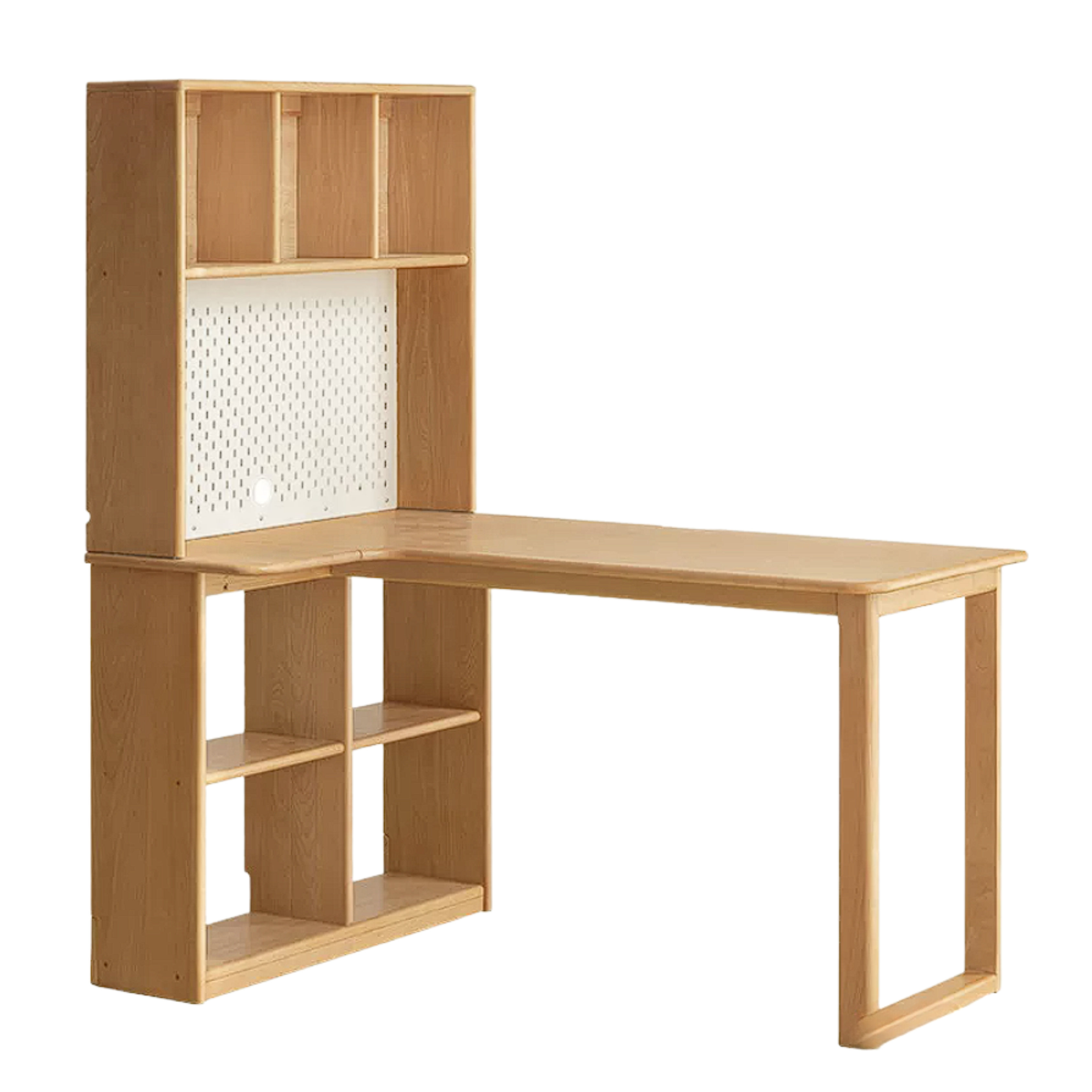 Beech Solid Wood Kids Corner Desk