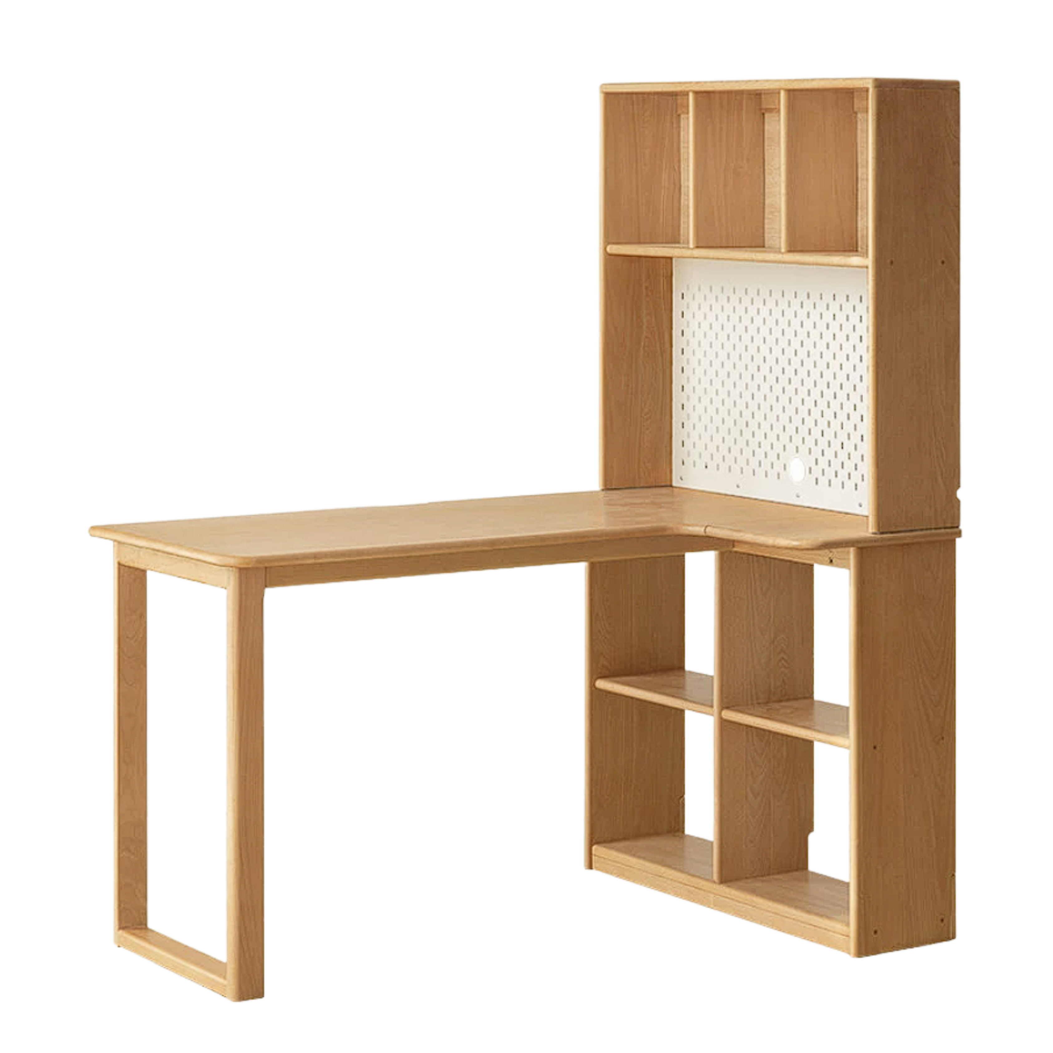 Beech Solid Wood Kids Corner Desk