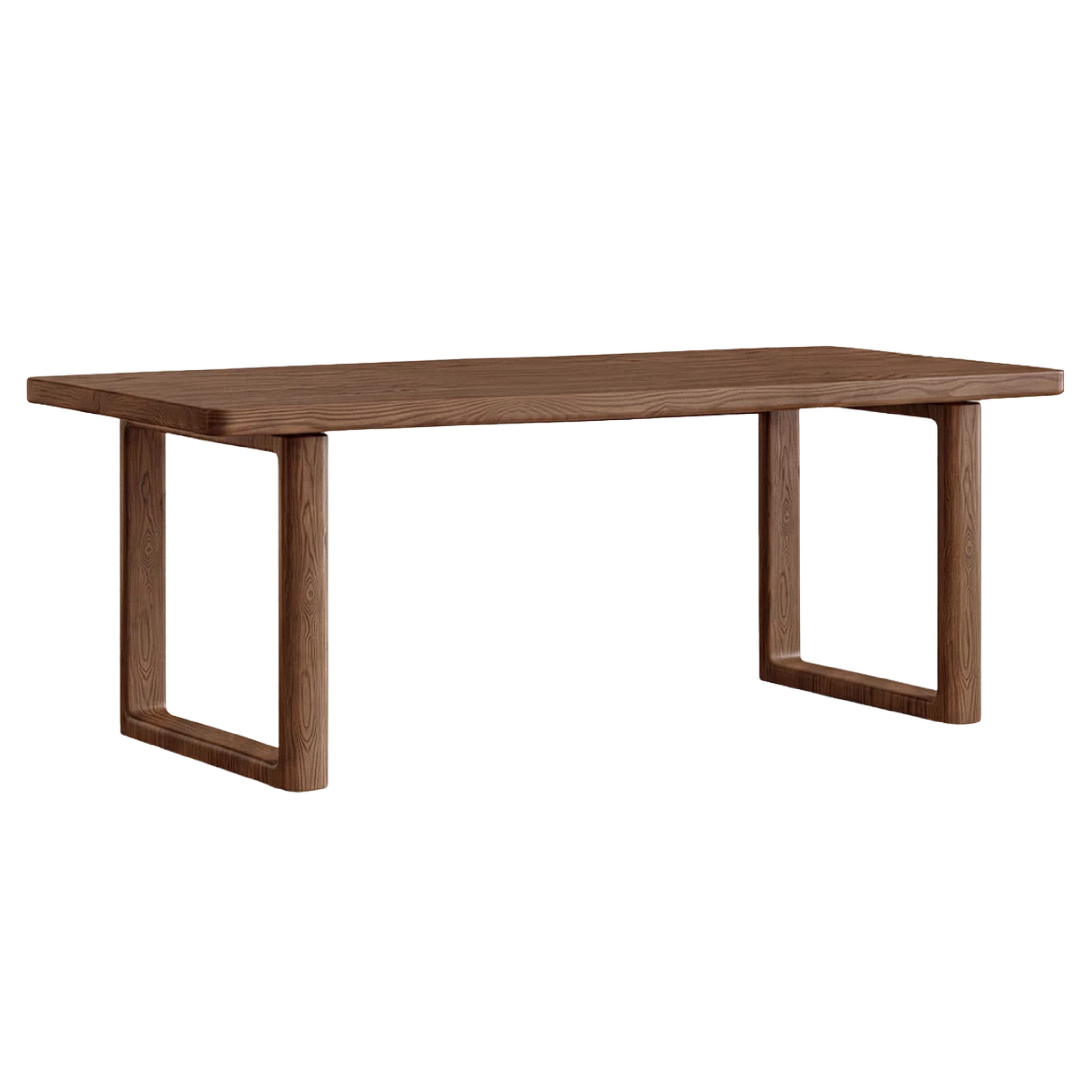 Black Walnut, Golden Pear, Ash Solid Wood Large Board Dining Table