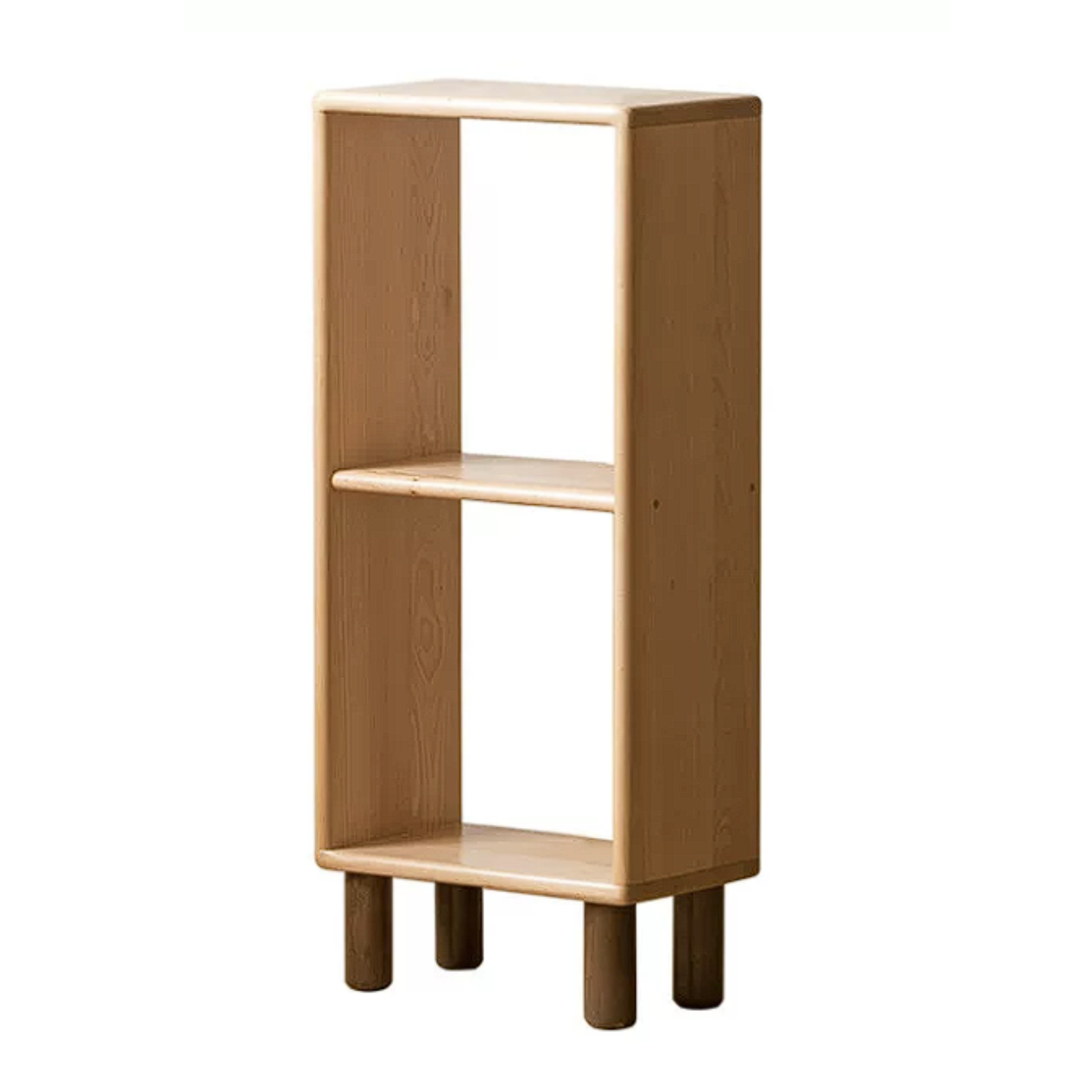 Beech, Rubberwood Solid Wood Multi-layer Kids Combination Bookcase