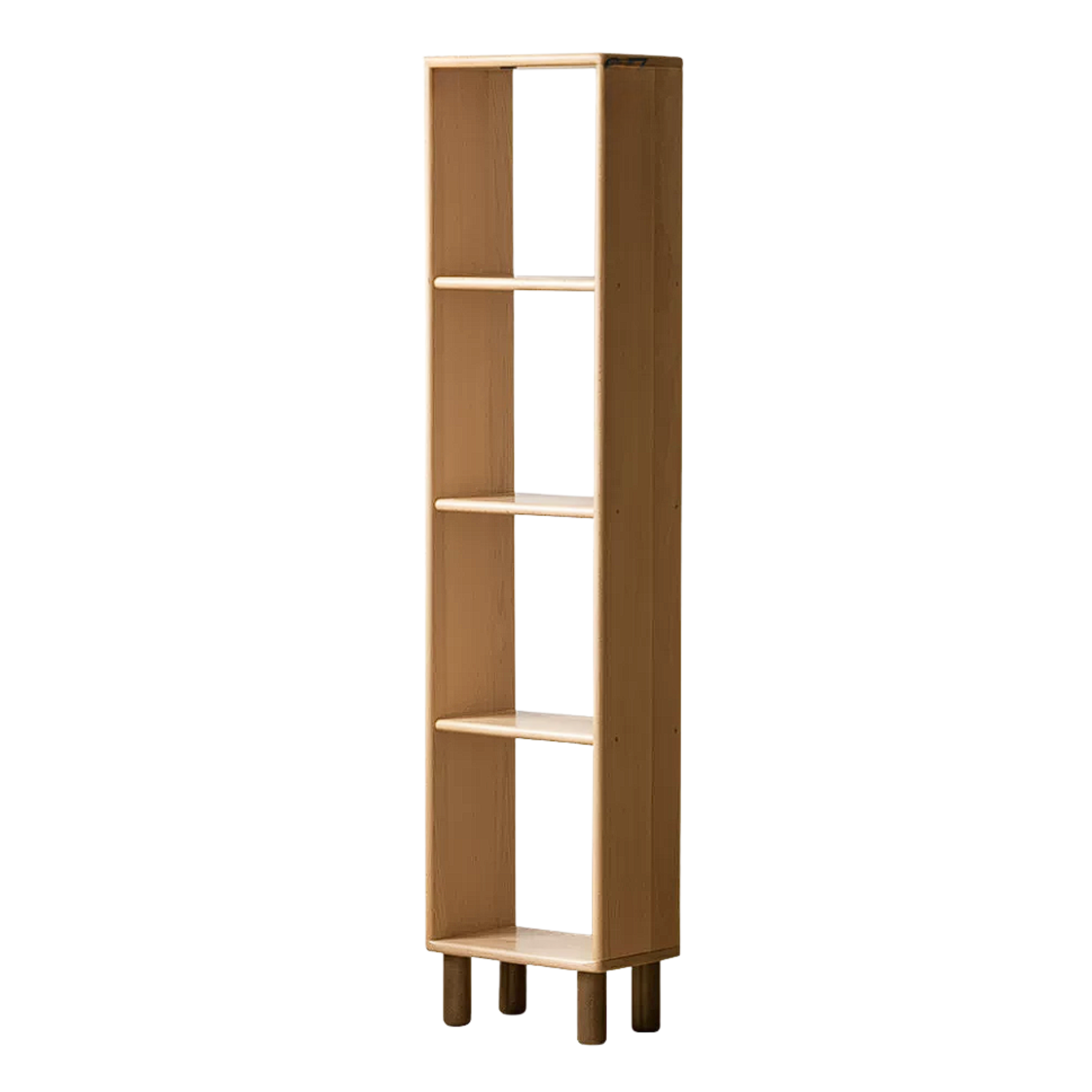 Beech, Rubberwood Solid Wood Multi-layer Kids Combination Bookcase