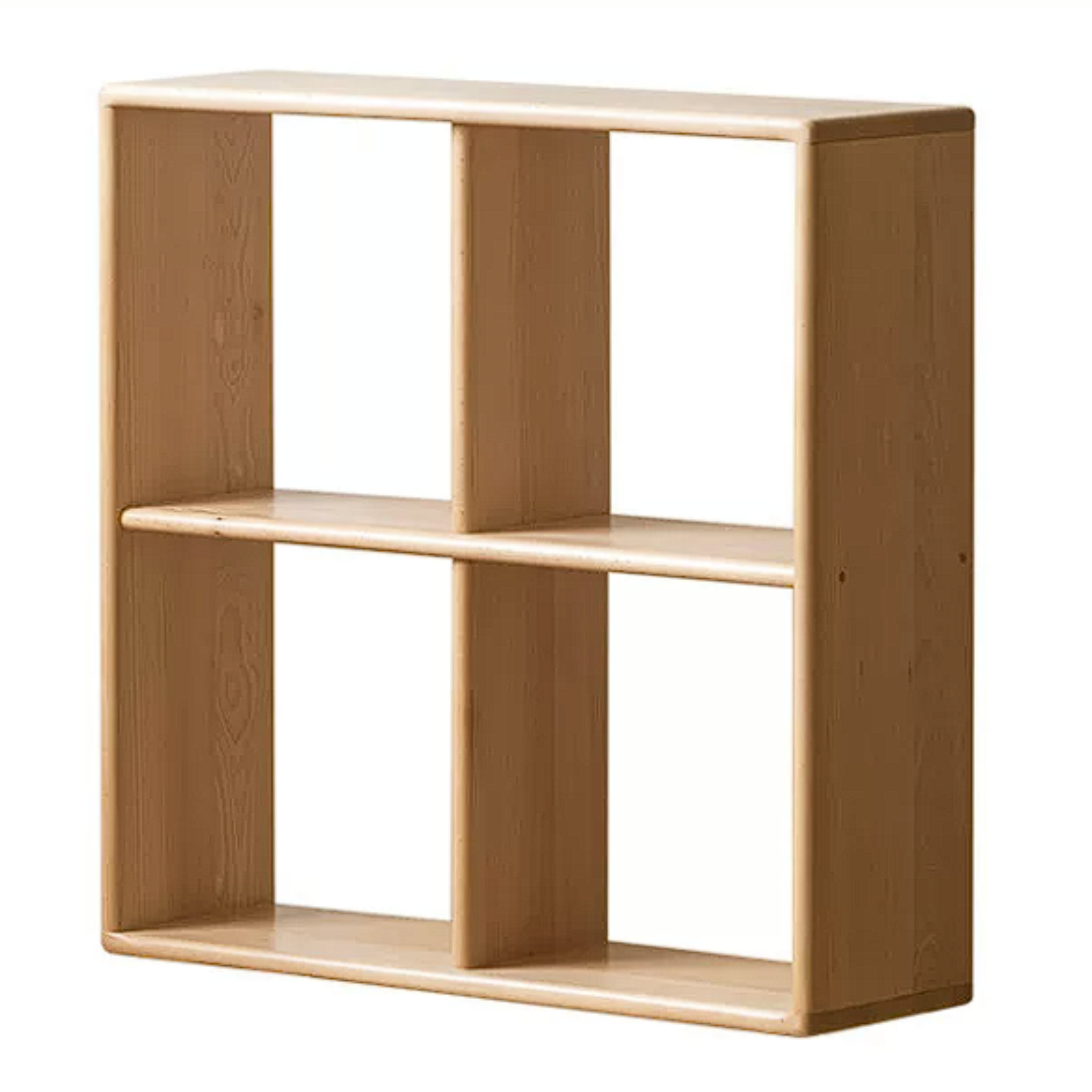 Beech, Rubberwood Solid Wood Multi-layer Kids Combination Bookcase