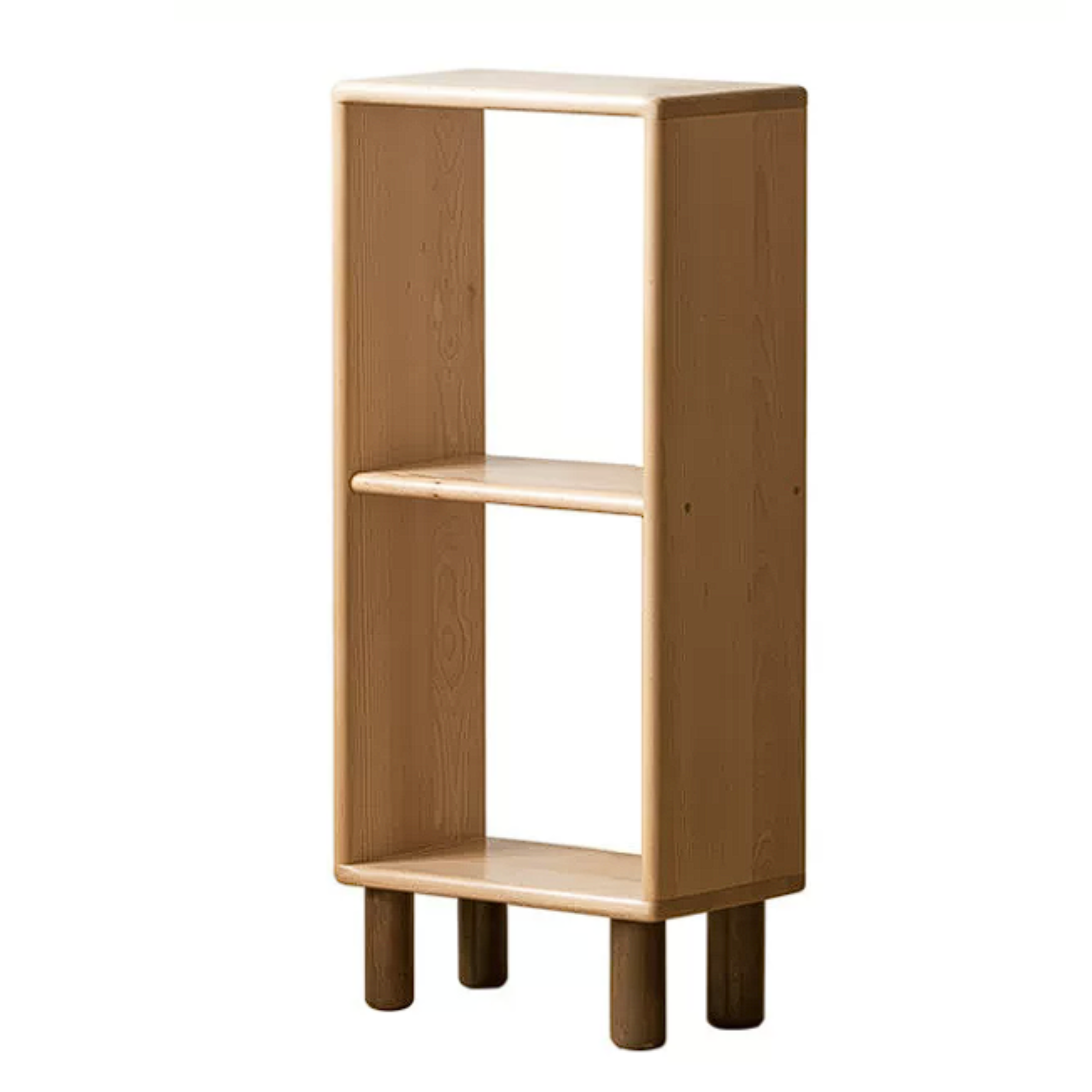 Beech, Rubberwood Solid Wood Multi-layer Kids Combination Bookcase