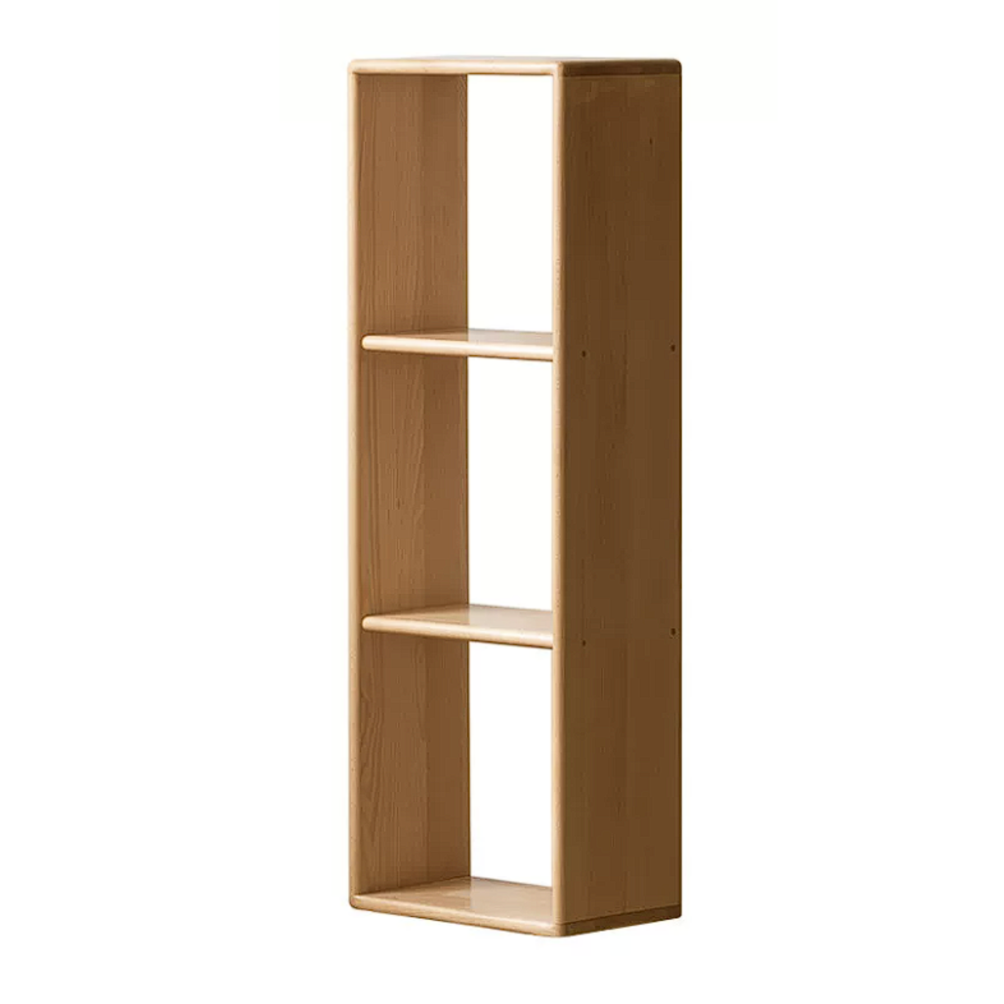 Beech, Rubberwood Solid Wood Multi-layer Kids Combination Bookcase