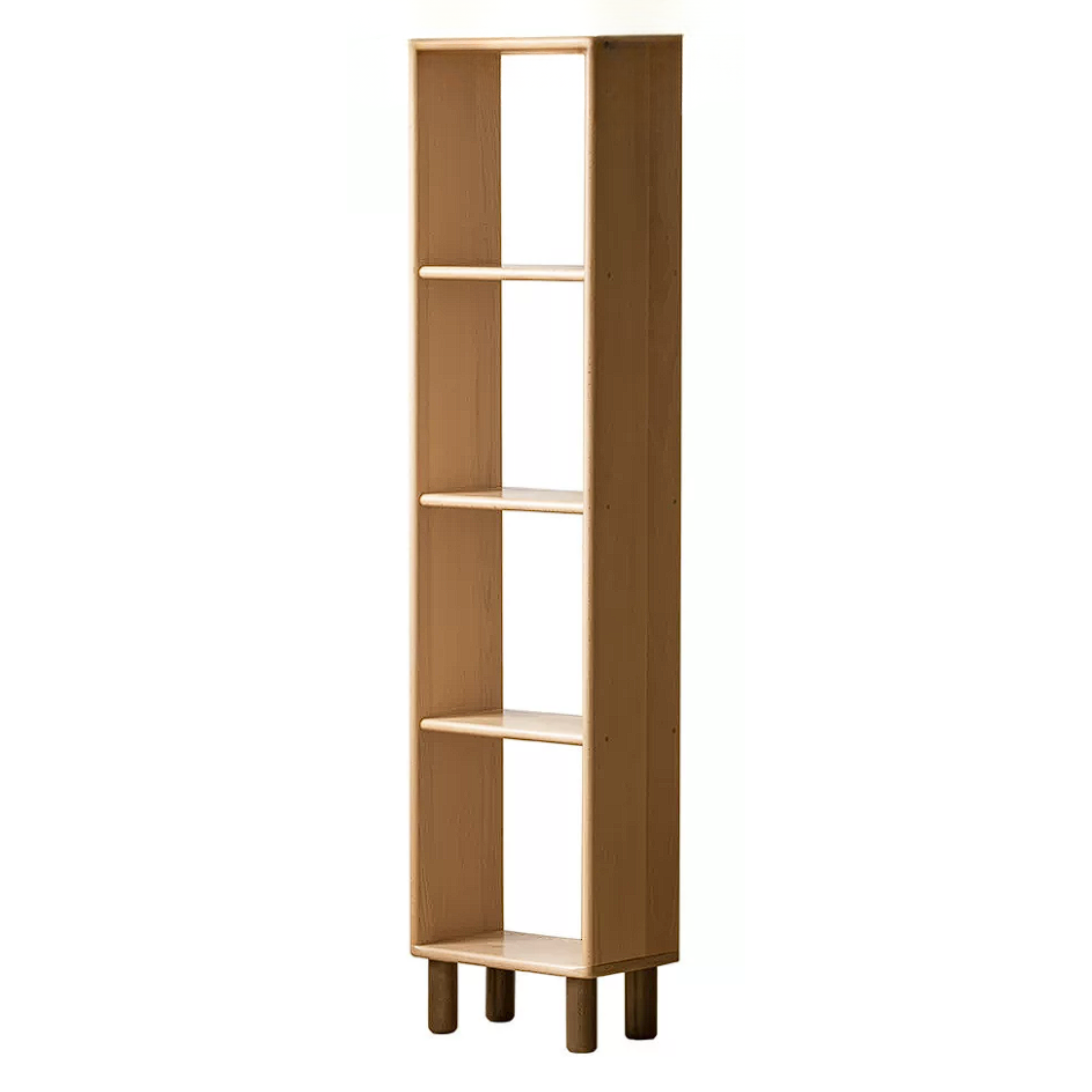 Beech, Rubberwood Solid Wood Multi-layer Kids Combination Bookcase
