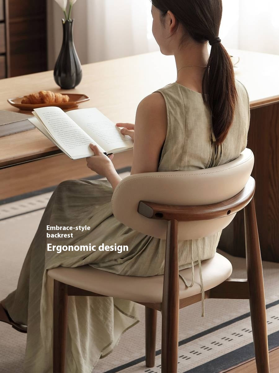 Set 4 pcs Black Walnut, Ash, Oak Solid Wood Dining Chair