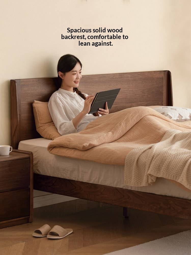 Ash, North American Black Walnut High Head Bed