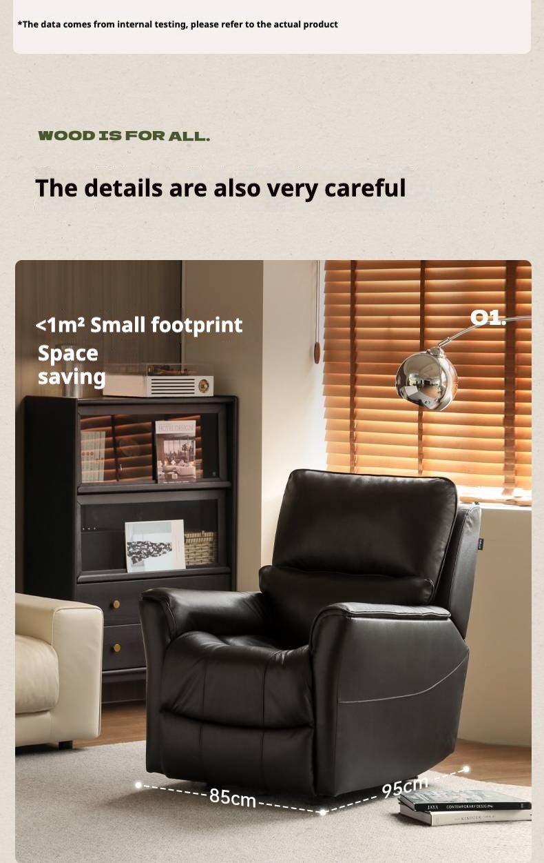 Leather Chair Electric Leisure Recliner.