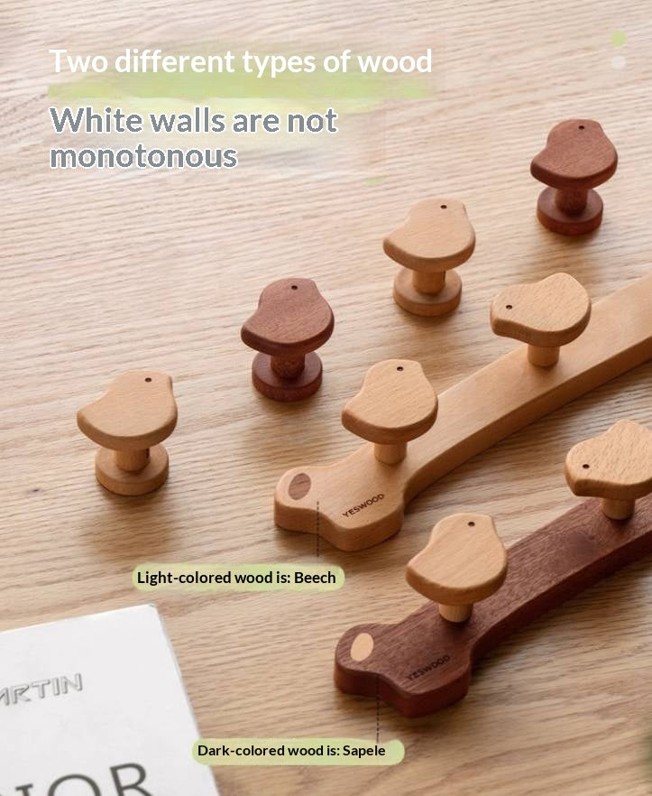 Beech Solid Wood Entry Door Porch Hanger