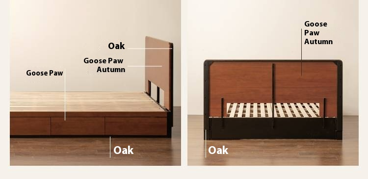 Poplar Solid Wood Bauhaus Box Bed
