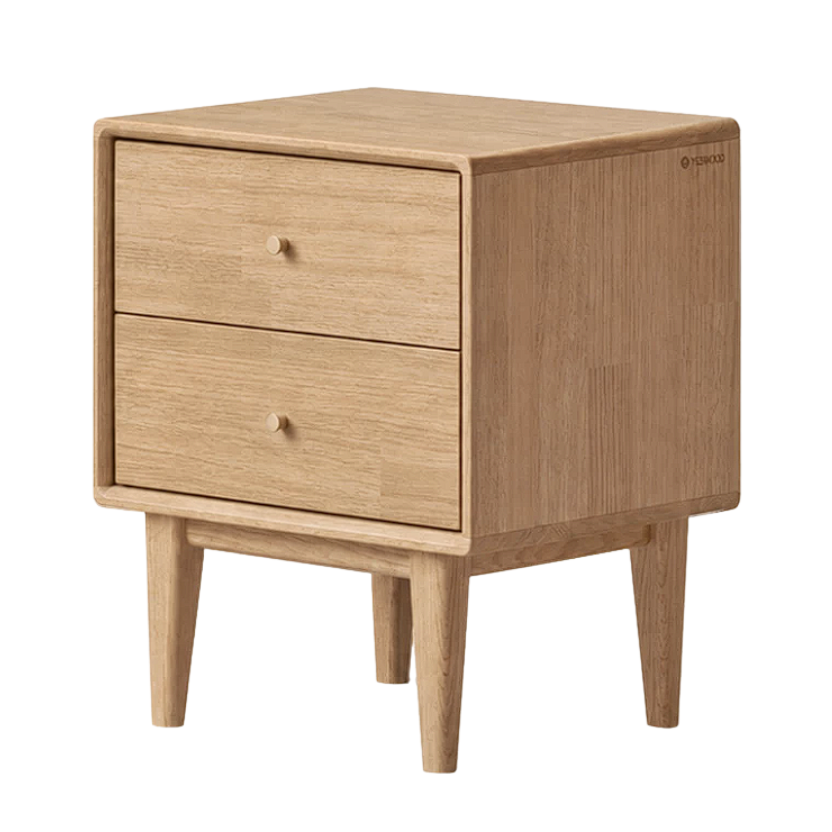 Beech, Oak, Rubberwood, Ash solid wood Nightstand