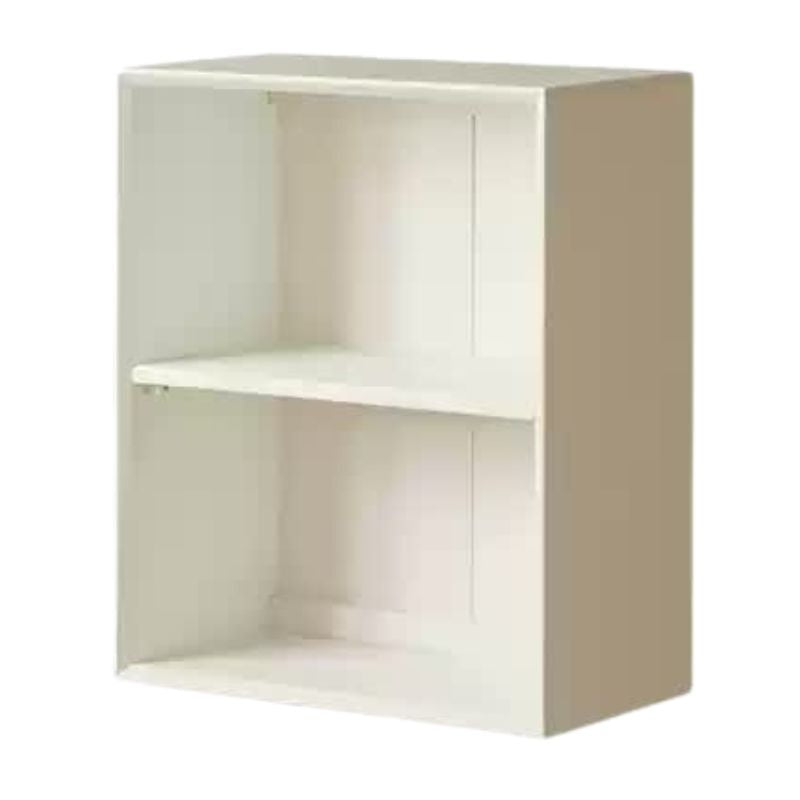 Rubber Solid Wood Cream Style Bookcase.